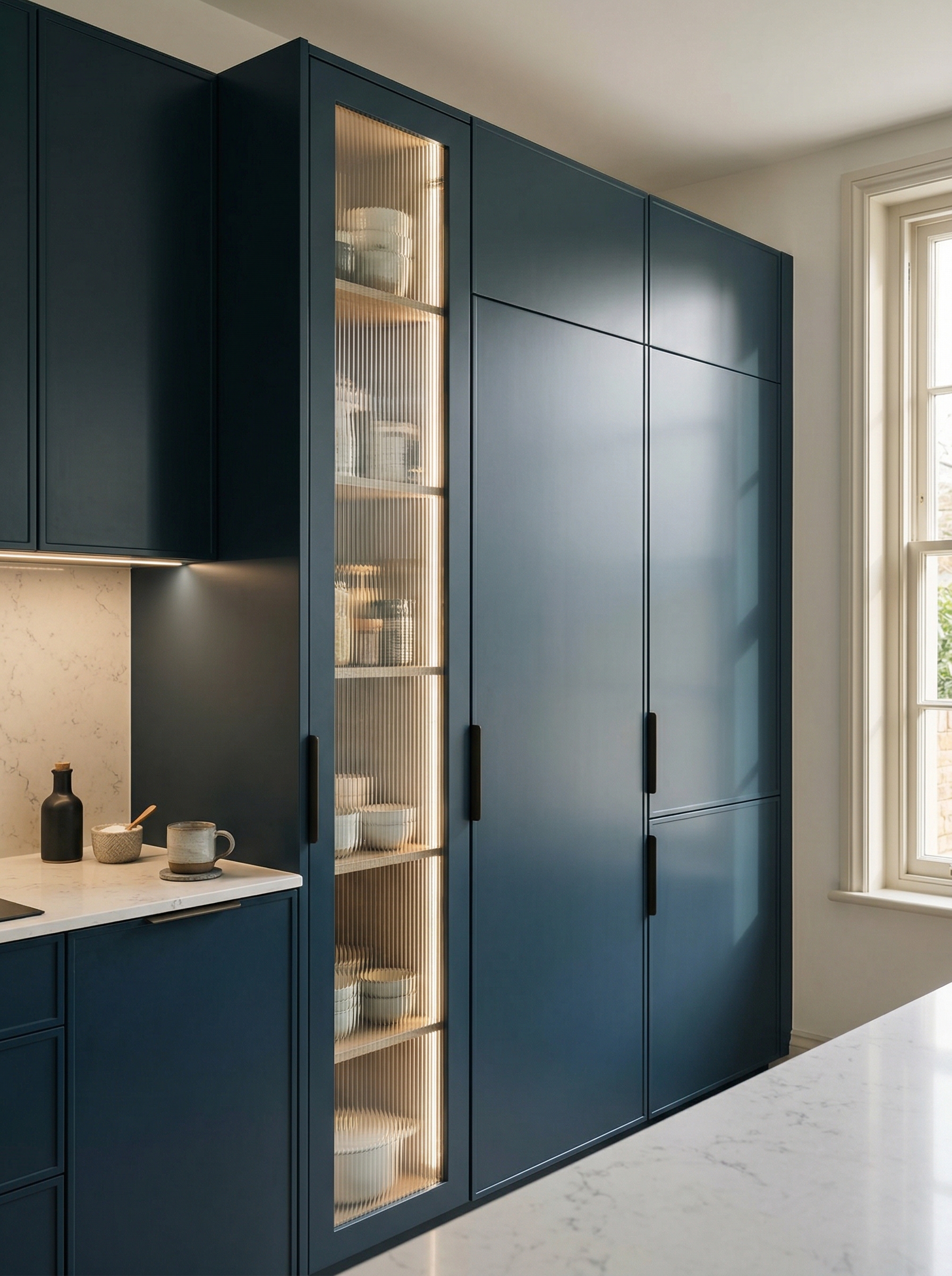 portrait2_600x800 Bespoke kitchen installation, full-height cabinetry and considered storage design