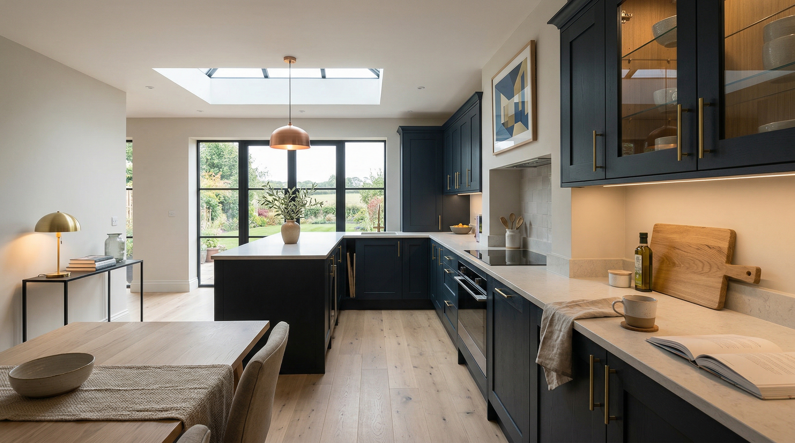 hero2_1200x675 Mastercraft bespoke kitchen in Bromyard, wide architectural view showing room volume and design quality