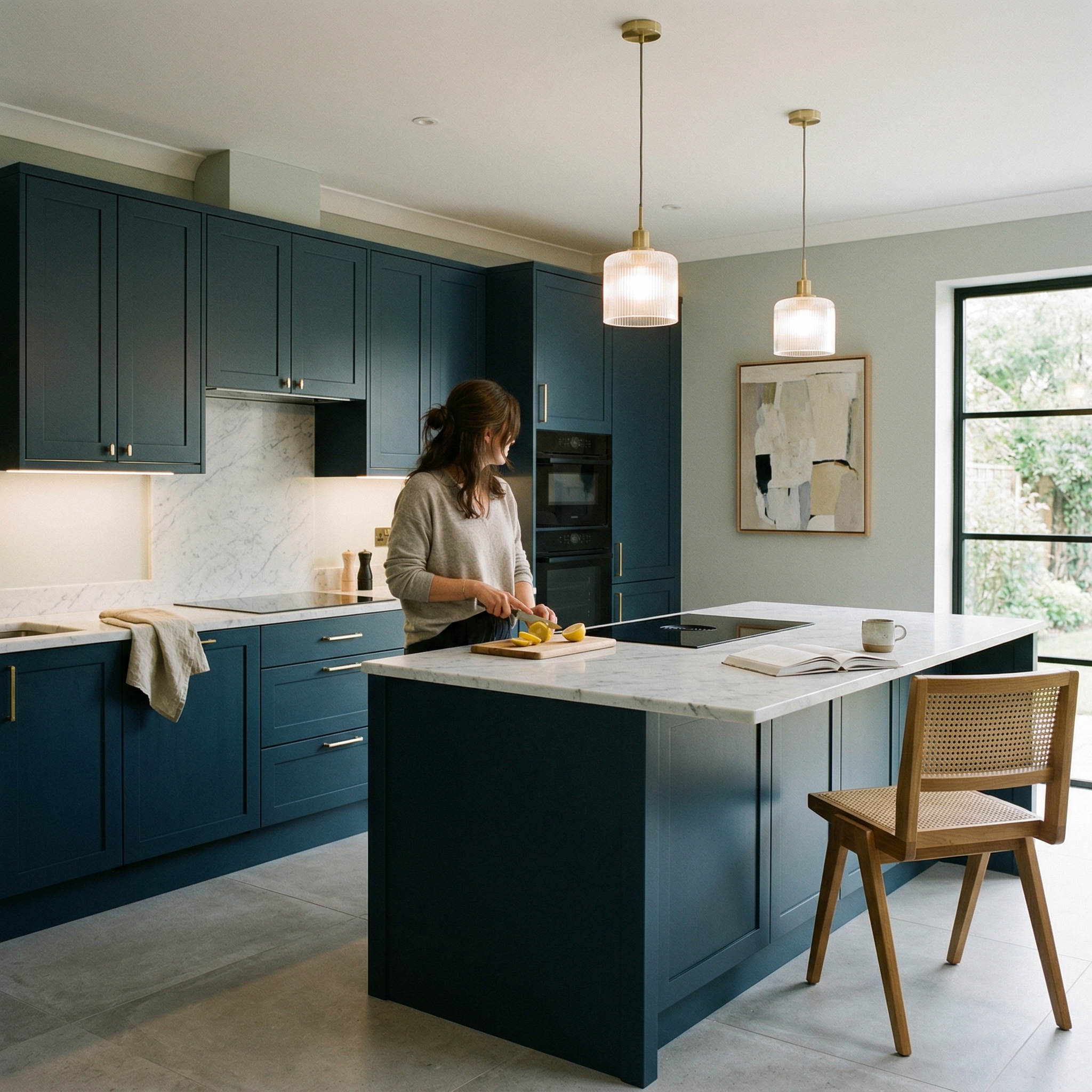 Bespoke kitchen designed for a Caldicot home, quality materials and considered layout