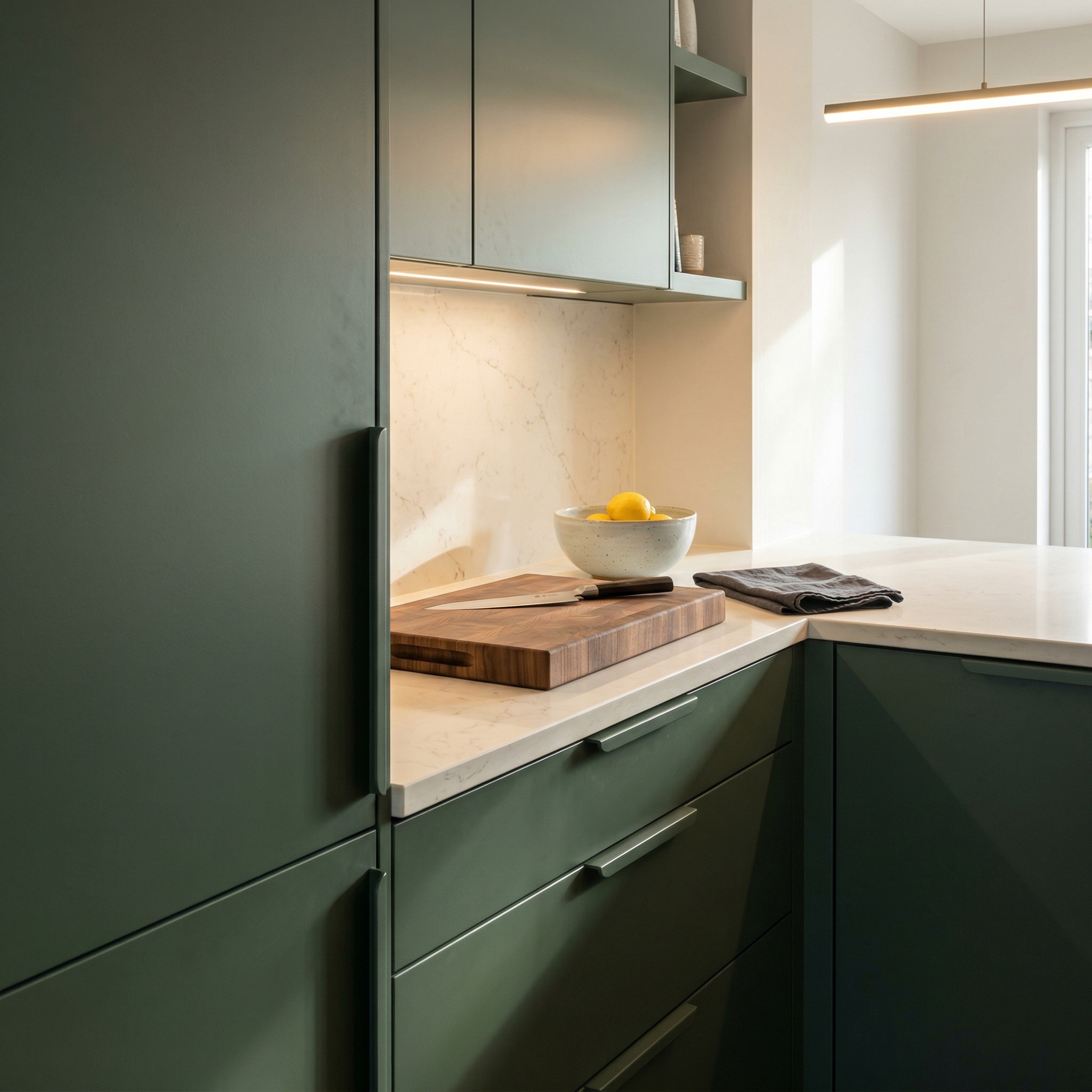 Mastercraft kitchen in Caldicot, bespoke design, quality craftsmanship, installed by our own team