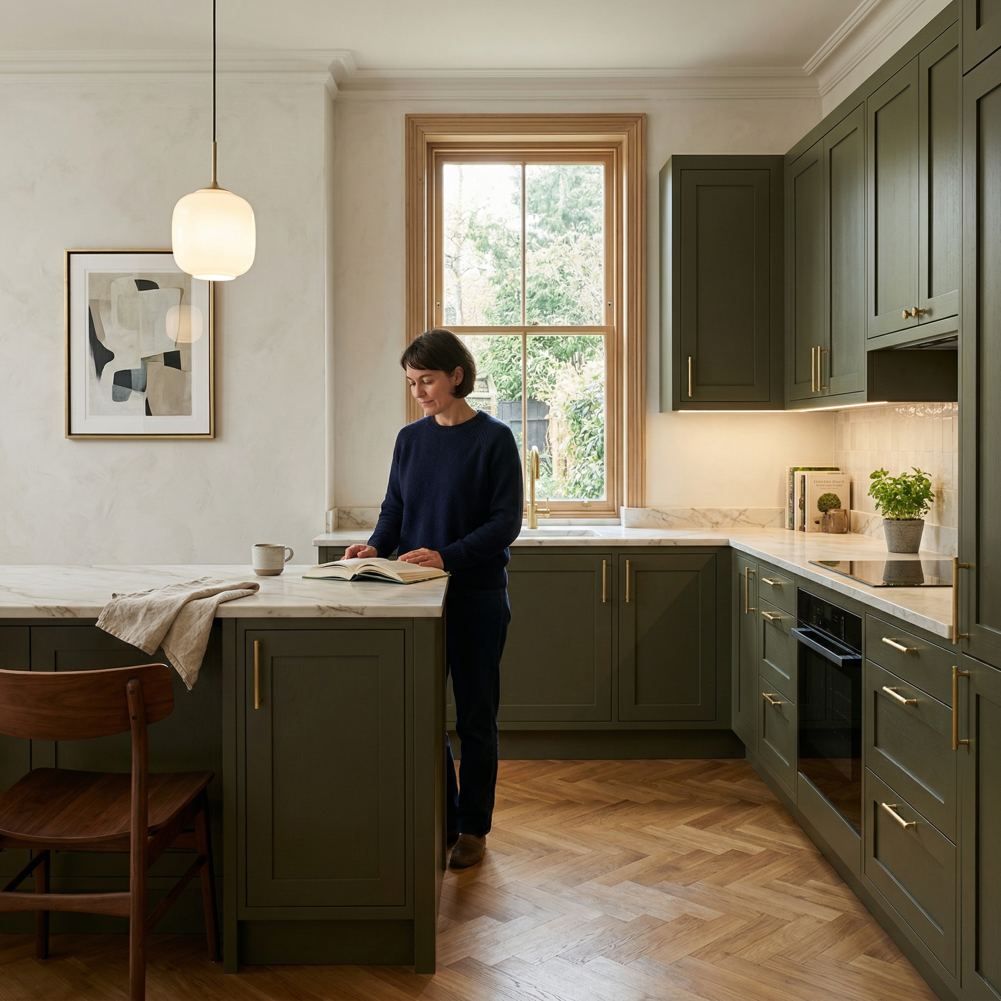 Bespoke kitchen designed for a Chatteris home, quality materials and considered layout