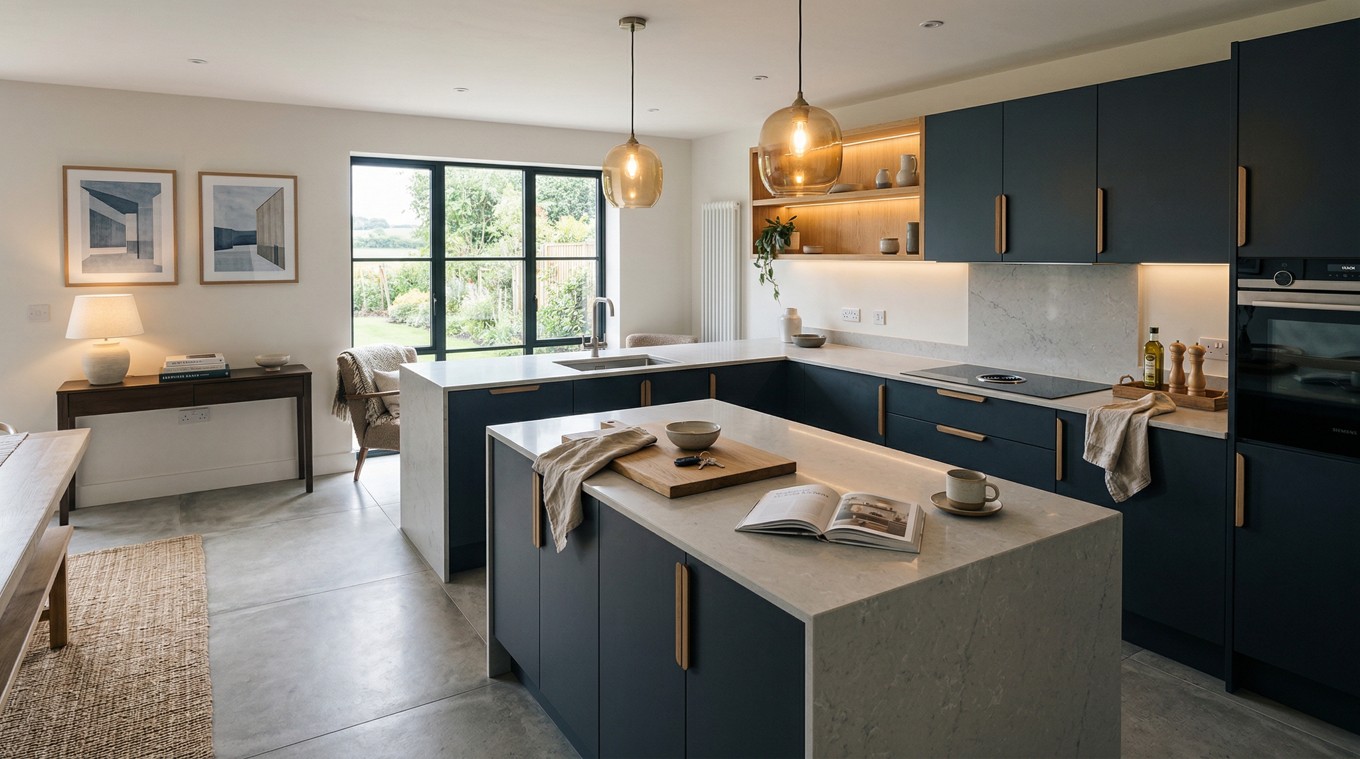 hero2_1200x675 Mastercraft bespoke kitchen in Chippenham, wide architectural view showing room volume and design quality