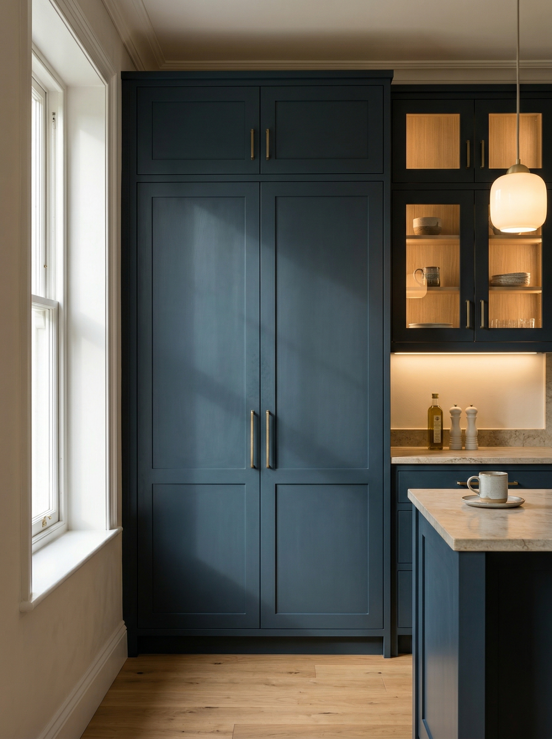 portrait2_600x800 Bespoke kitchen installation, full-height cabinetry and considered storage design