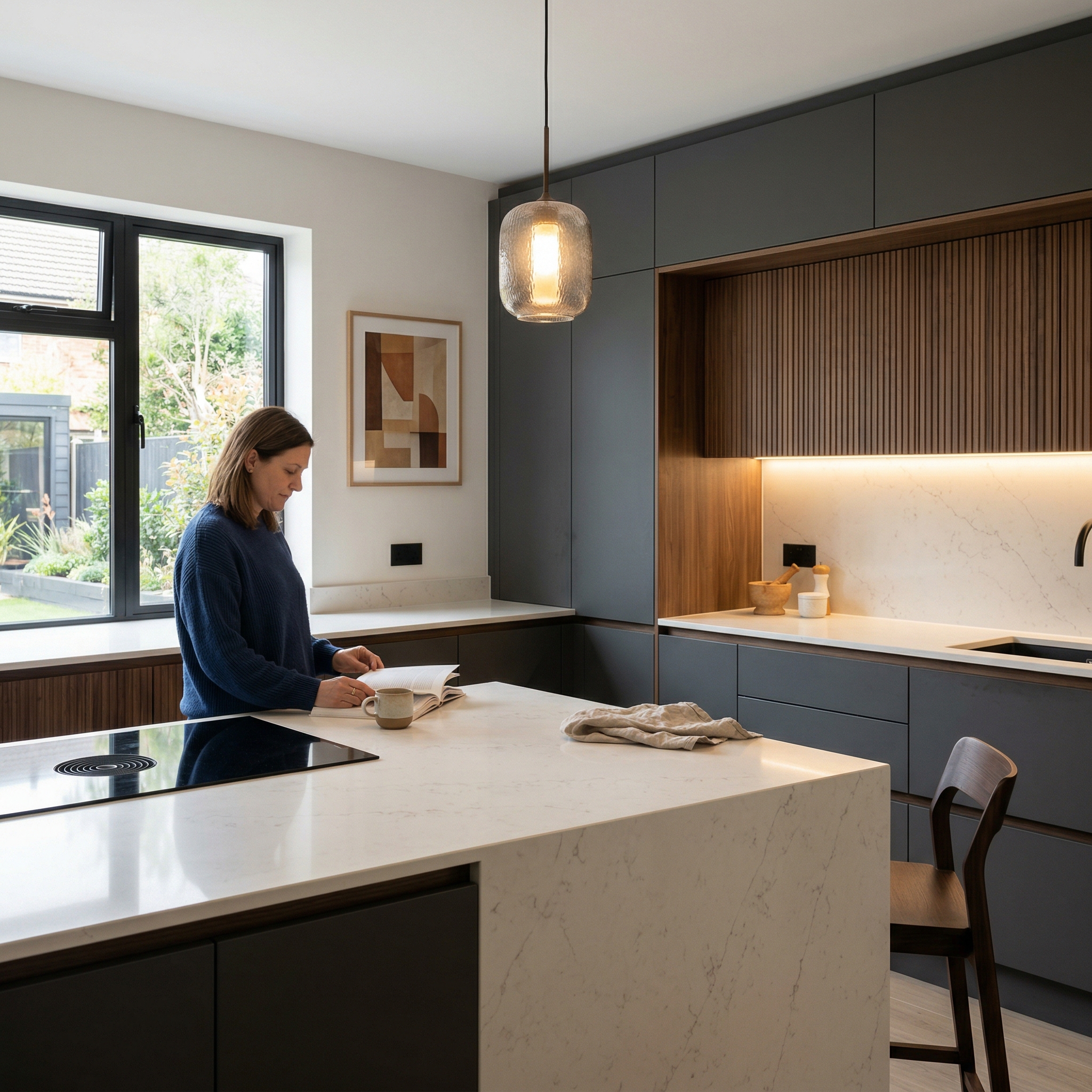 square2_800x800 Bespoke kitchen designed for a Christchurch home, quality materials and considered layout