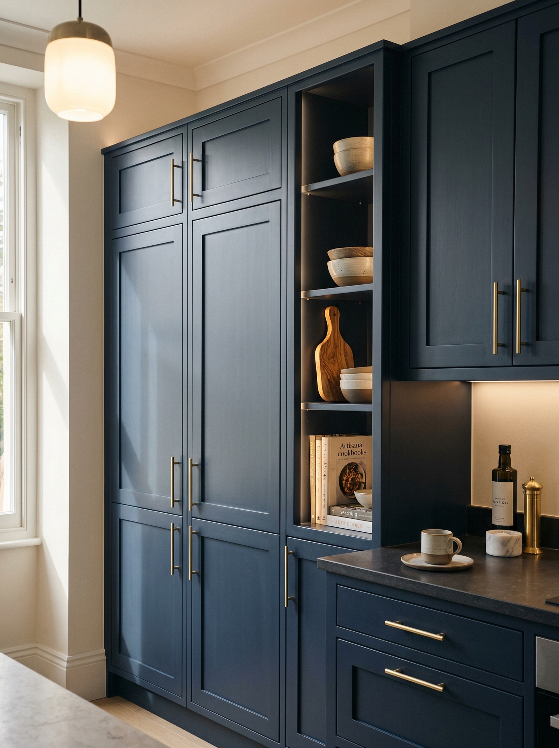 portrait2_600x800 Bespoke kitchen installation, full-height cabinetry and considered storage design