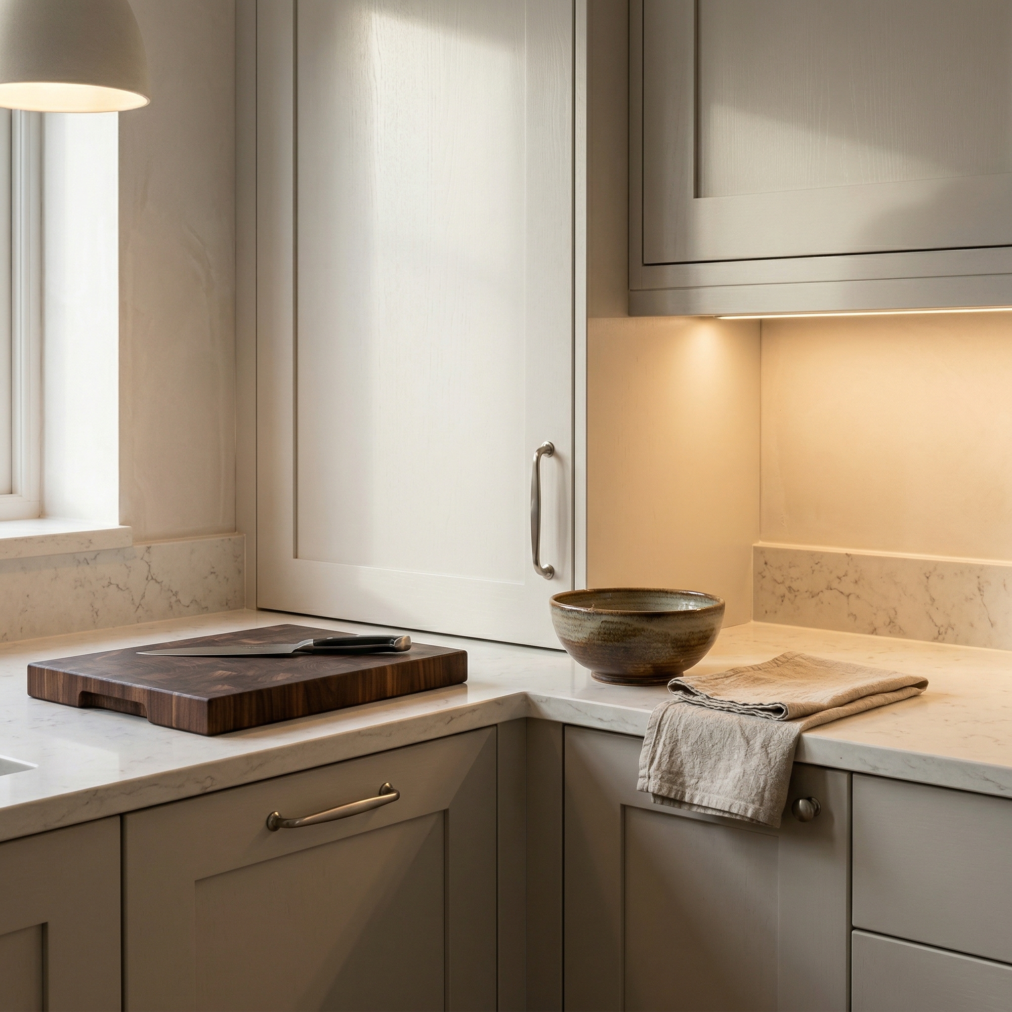 Mastercraft kitchen in Cwmbran, bespoke design, quality craftsmanship, installed by our own team