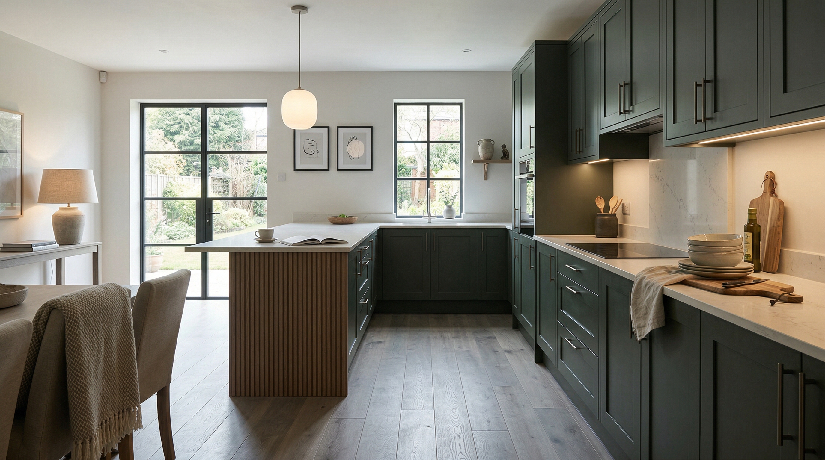 hero2_1200x675 Mastercraft bespoke kitchen in Darlington, wide architectural view showing room volume and design quality