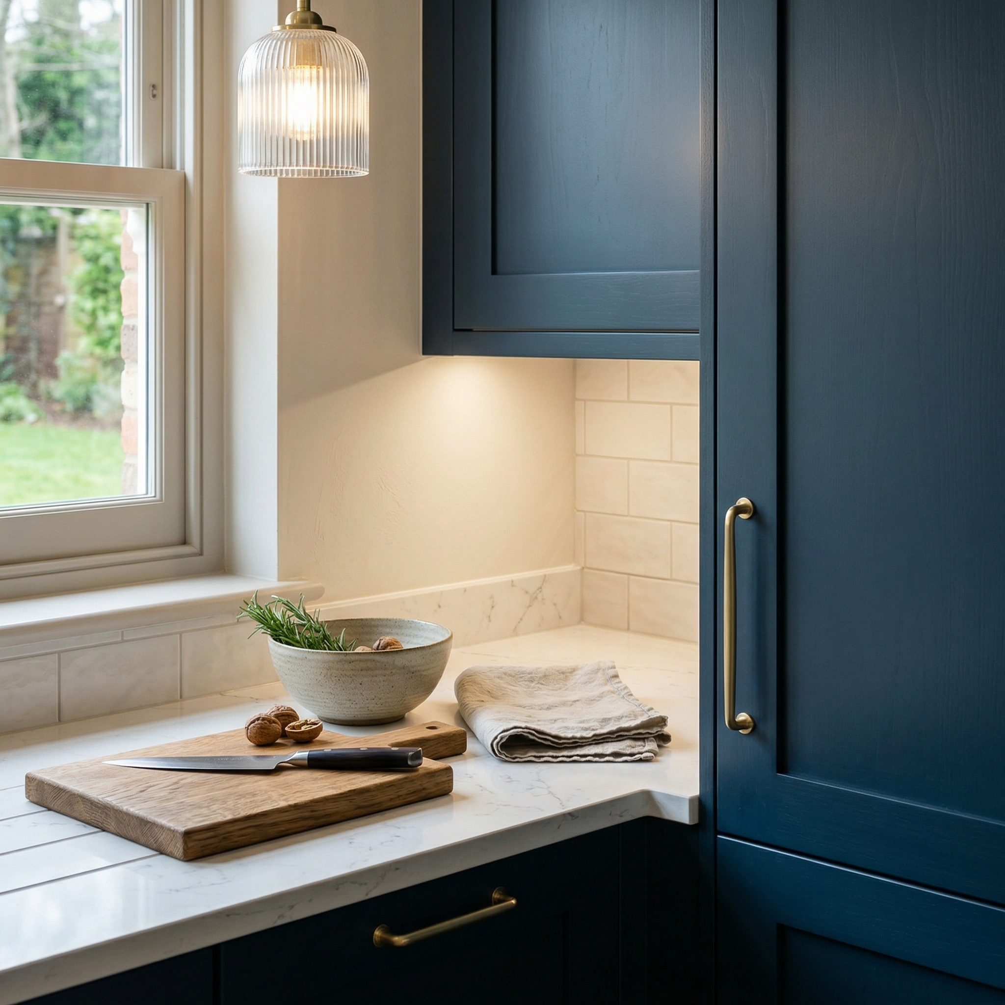 Mastercraft kitchen in Dinas Powys, bespoke design, quality craftsmanship, installed by our own team