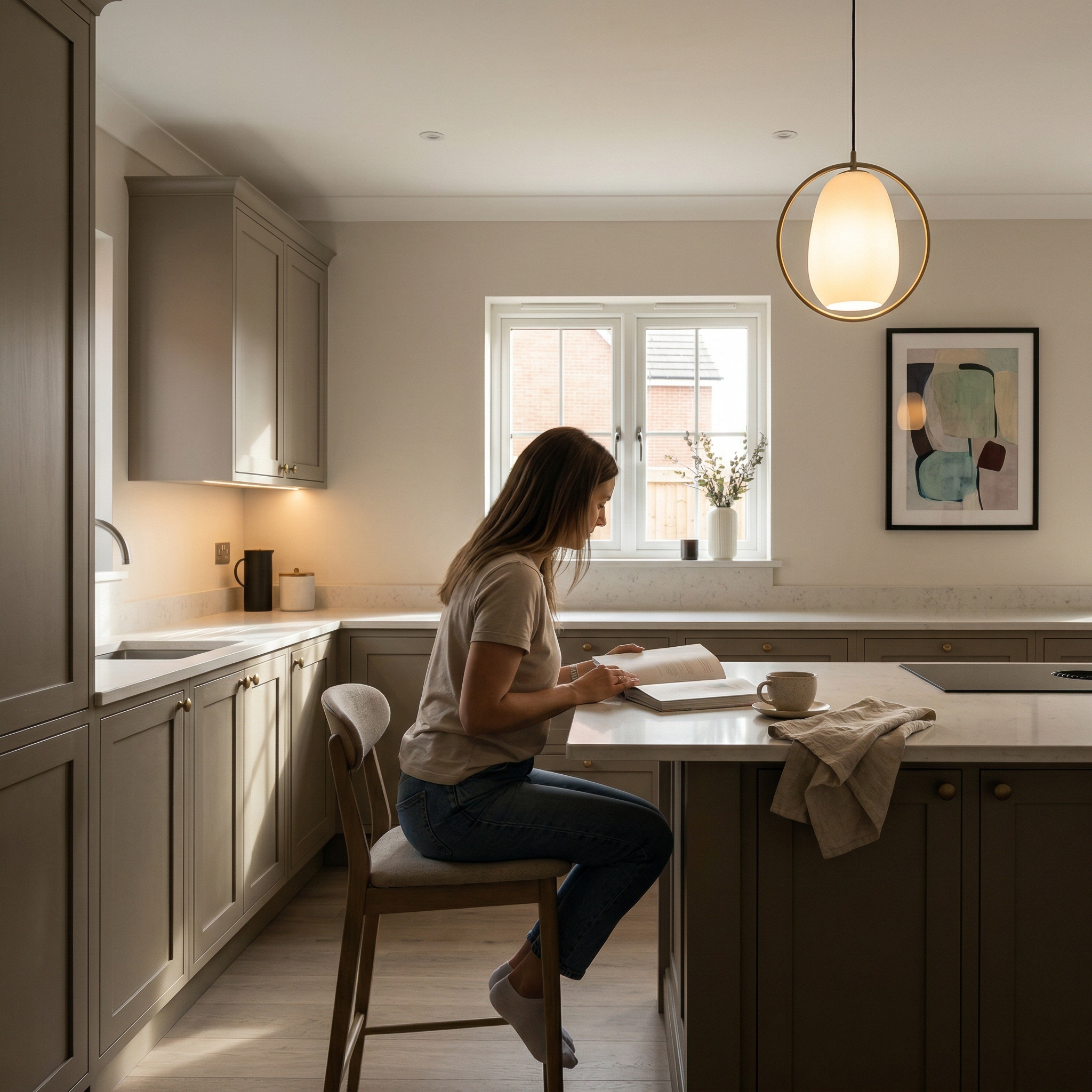 Bespoke kitchen designed for a Dunstable home, quality materials and considered layout