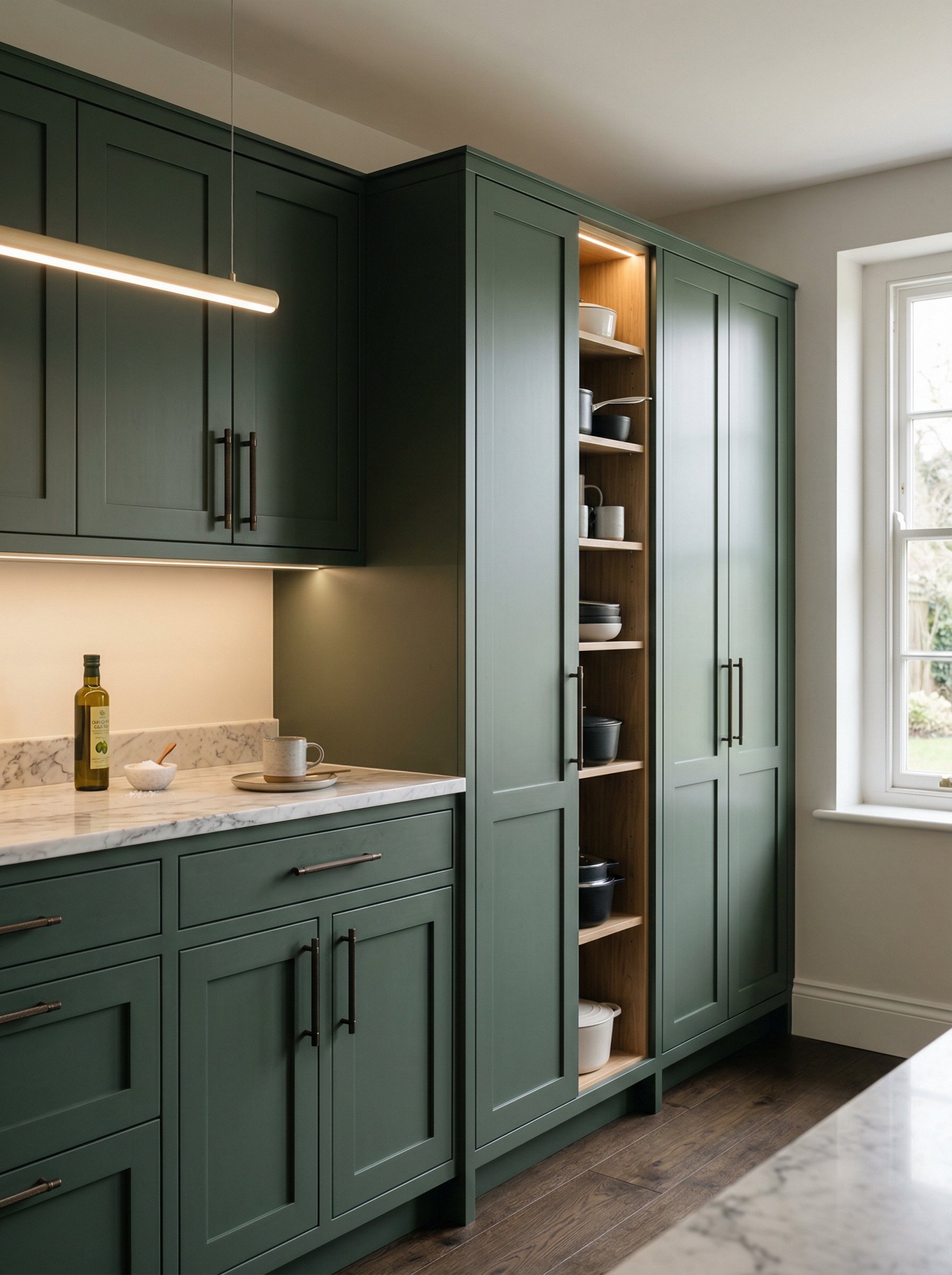 portrait2_600x800 Bespoke kitchen installation, full-height cabinetry and considered storage design