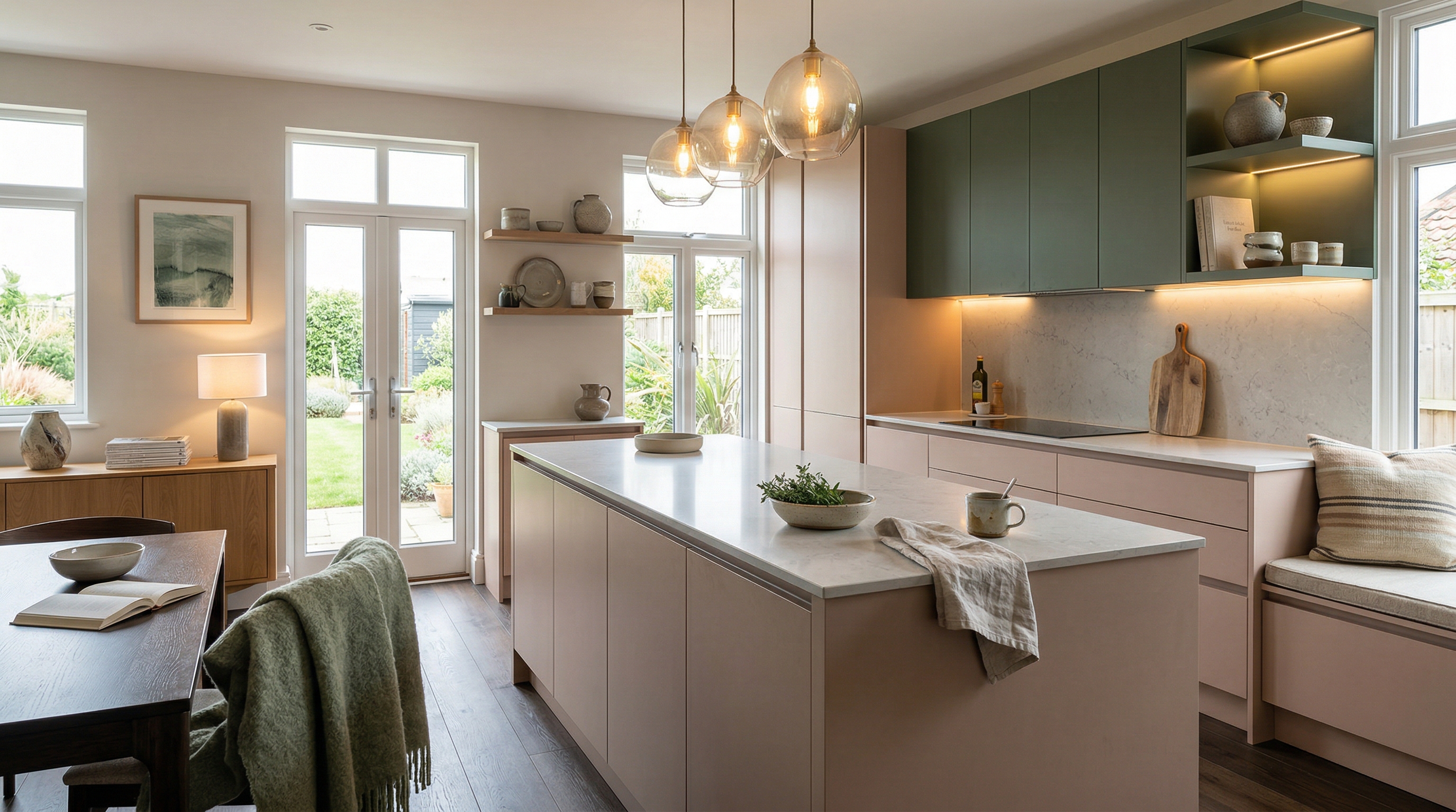 hero2_1200x675 Mastercraft bespoke kitchen in Great Yarmouth, wide architectural view showing room volume and design quality