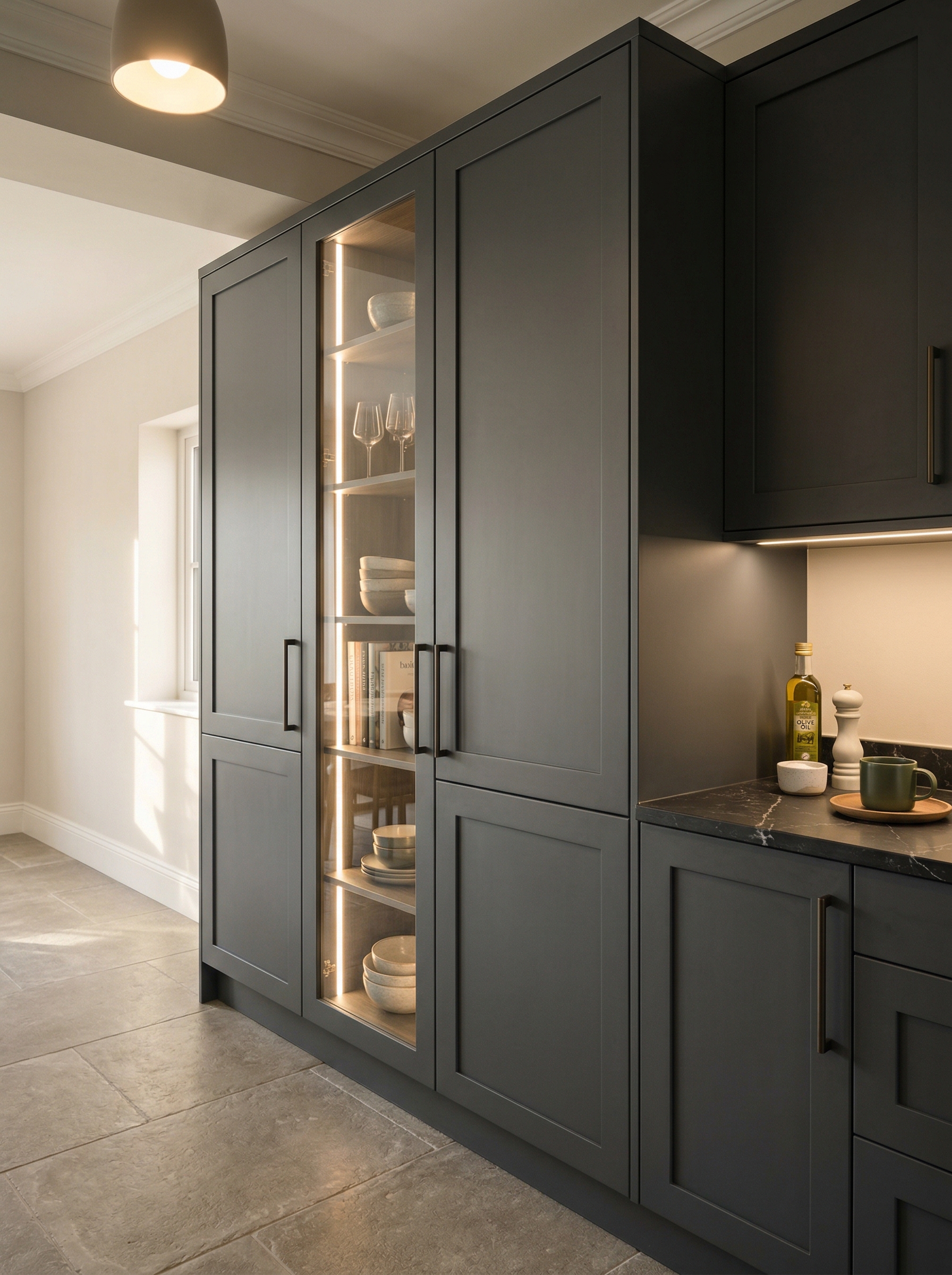 portrait2_600x800 Bespoke kitchen installation, full-height cabinetry and considered storage design