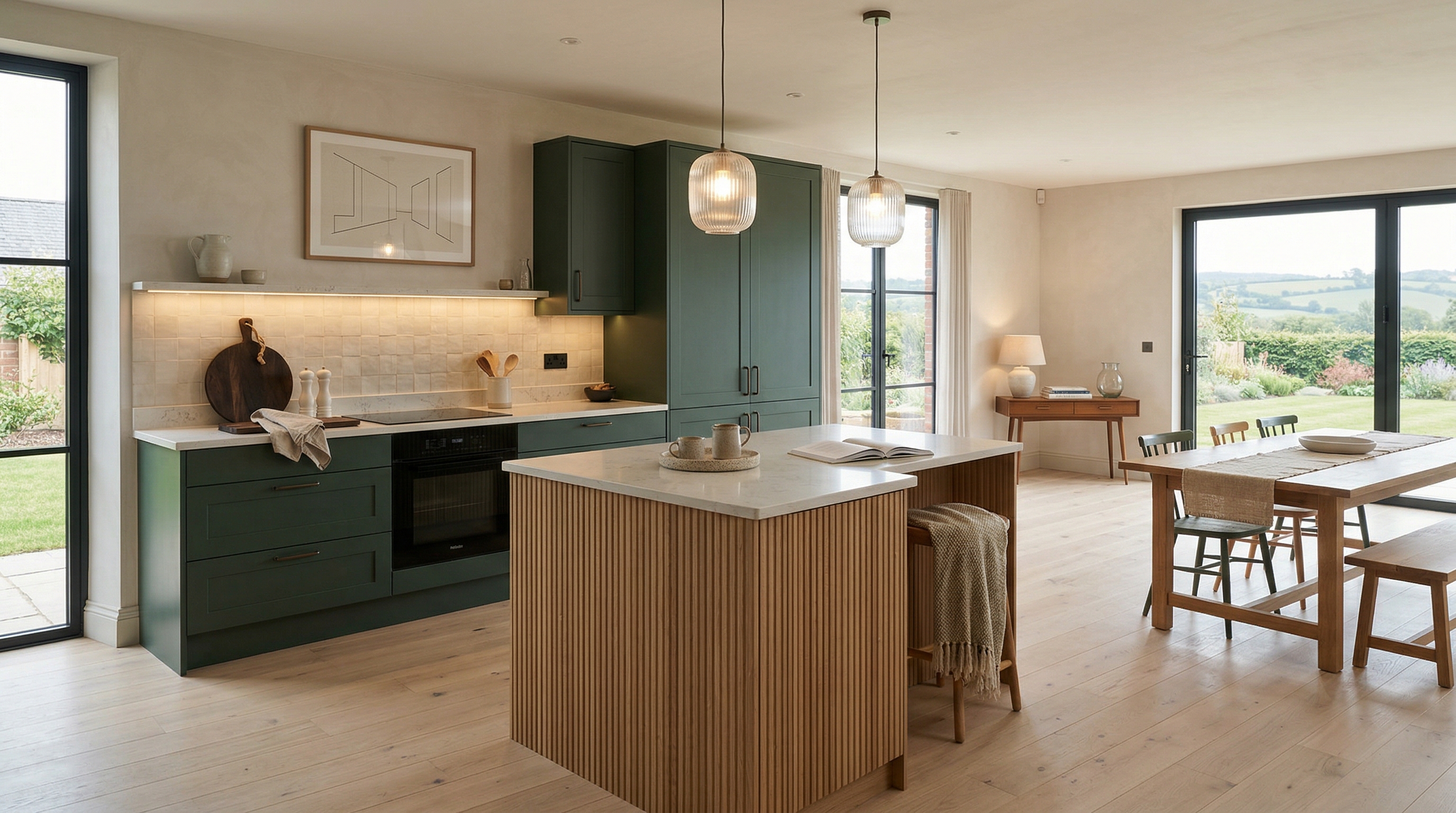 hero2_1200x675 Mastercraft bespoke kitchen in Honiton, wide architectural view showing room volume and design quality
