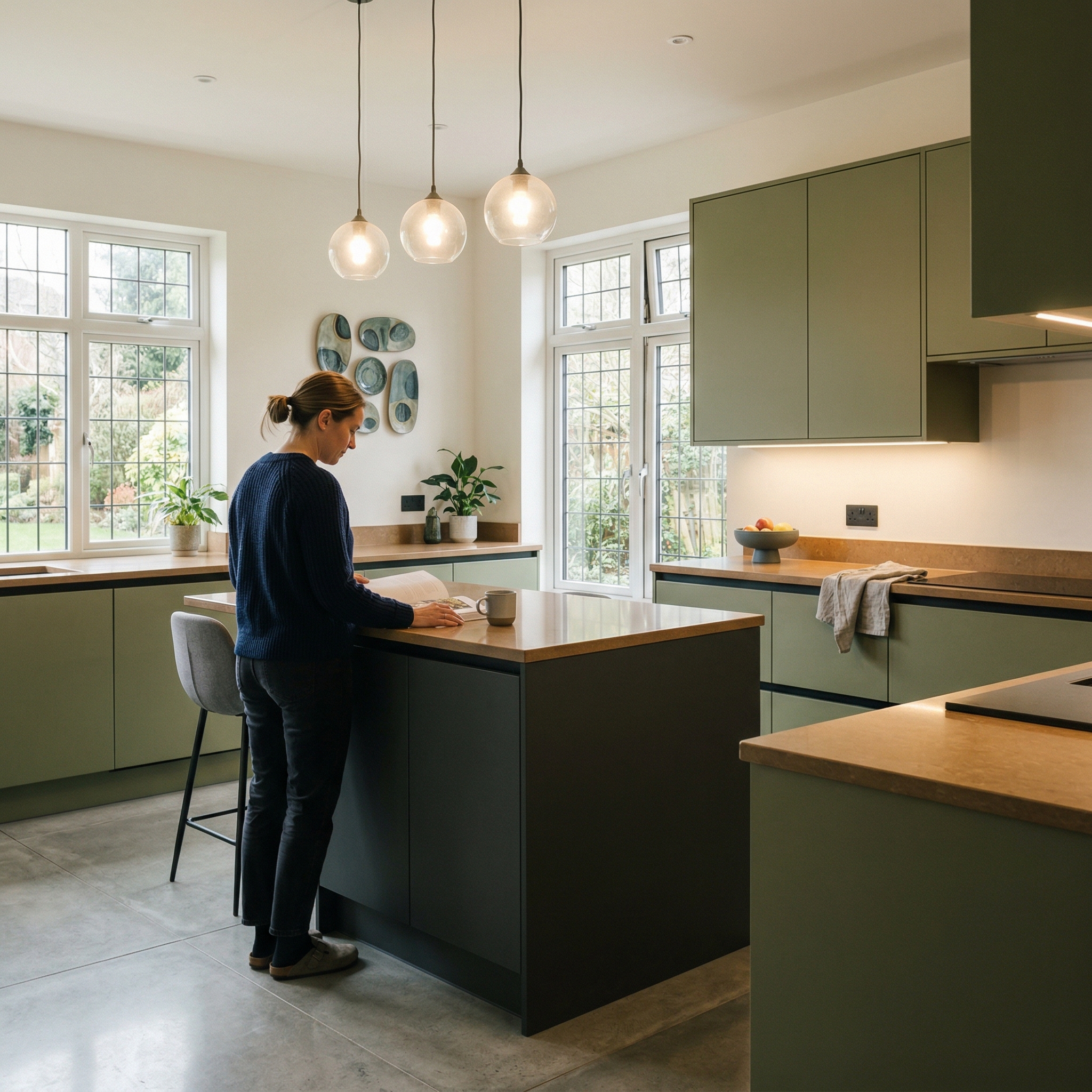 Bespoke kitchen designed for a Llantwit Major home, quality materials and considered layout