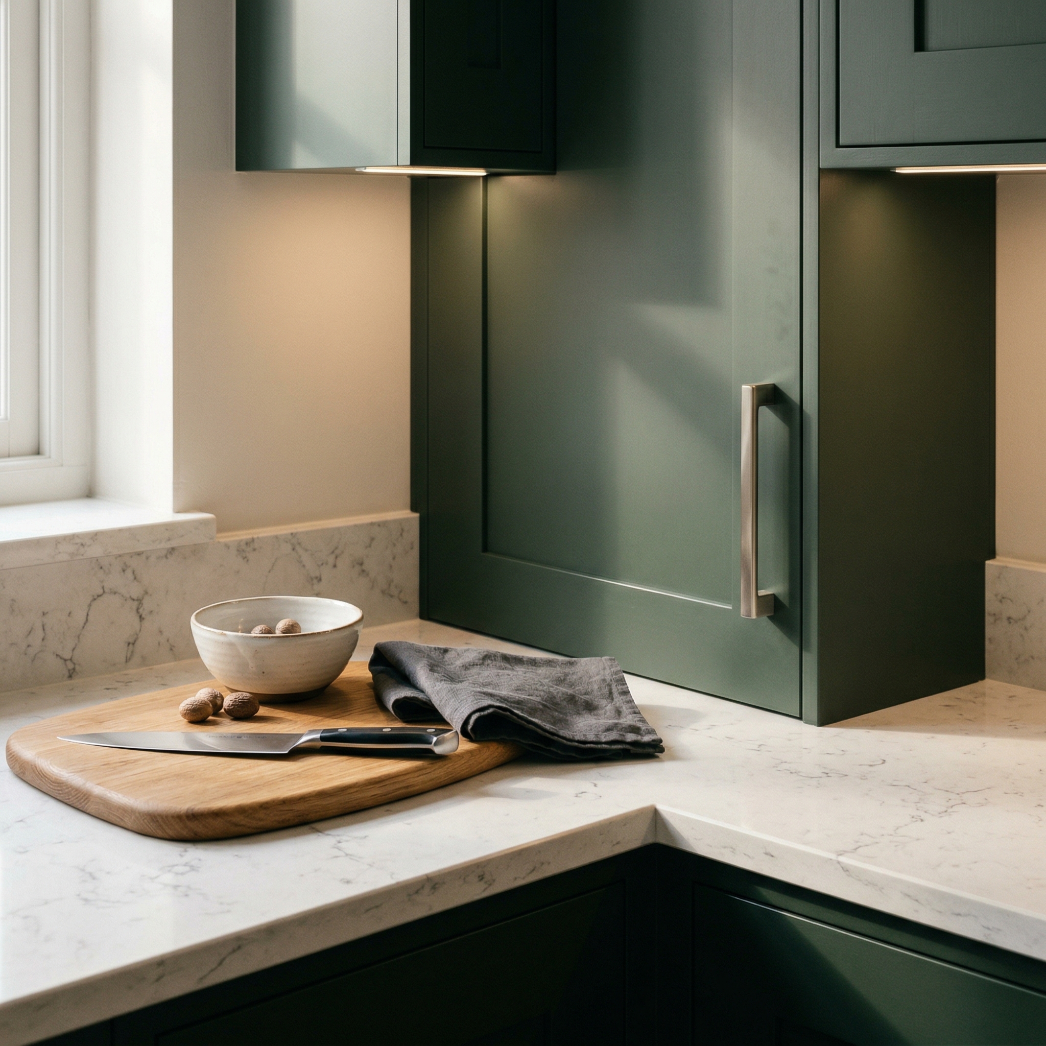 Mastercraft kitchen in Maesteg, bespoke design, quality craftsmanship, installed by our own team