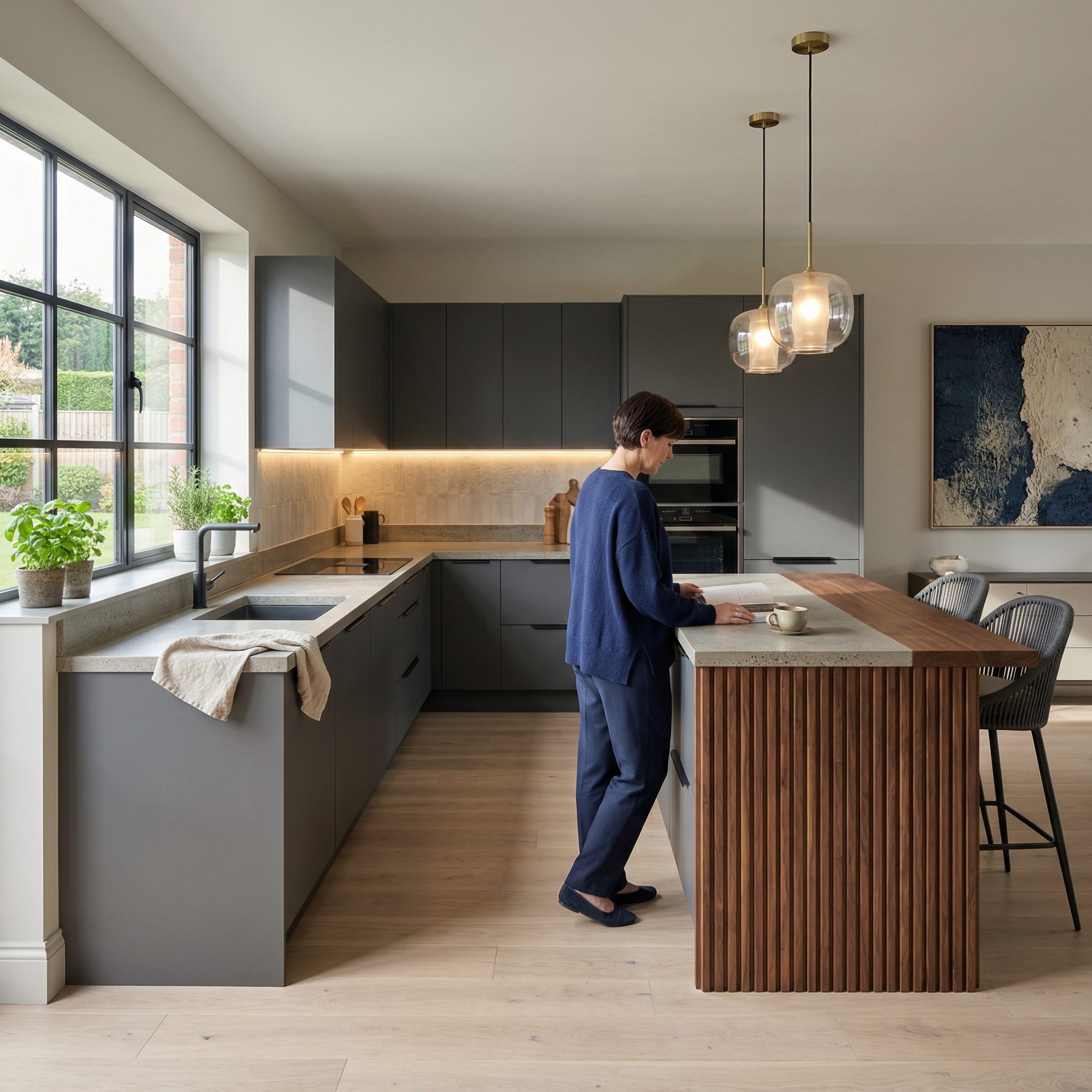 square2_800x800 Bespoke kitchen designed for a Magor home, quality materials and considered layout