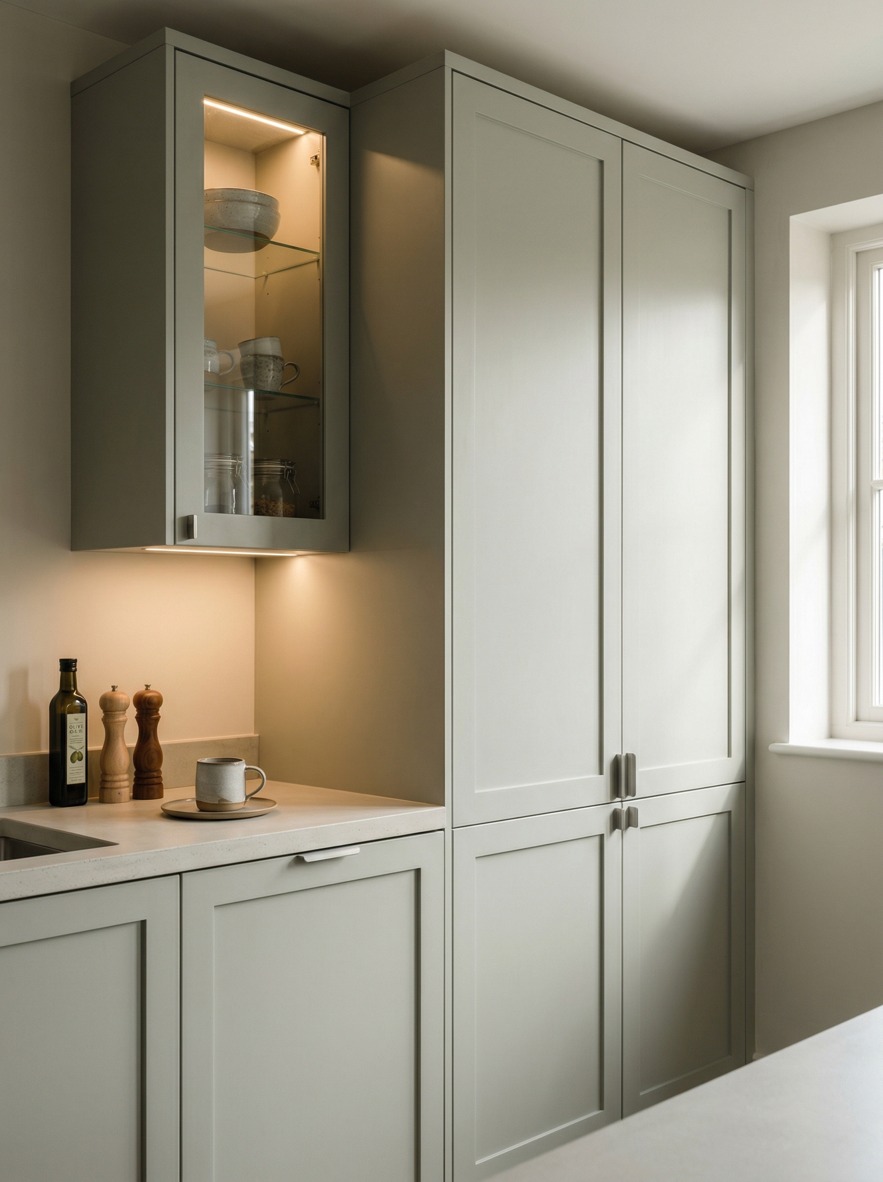portrait2_600x800 Bespoke kitchen installation, full-height cabinetry and considered storage design