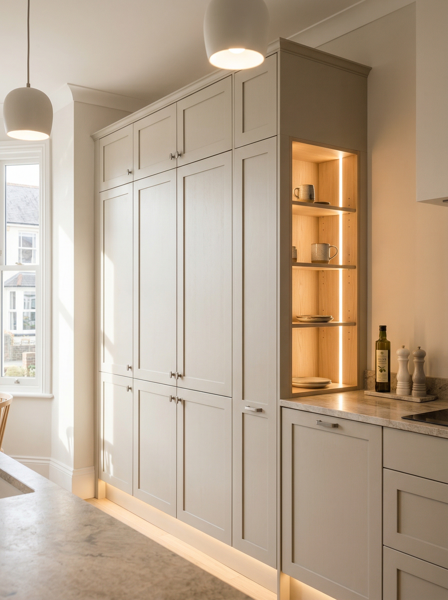 portrait2_600x800 Bespoke kitchen installation, full-height cabinetry and considered storage design