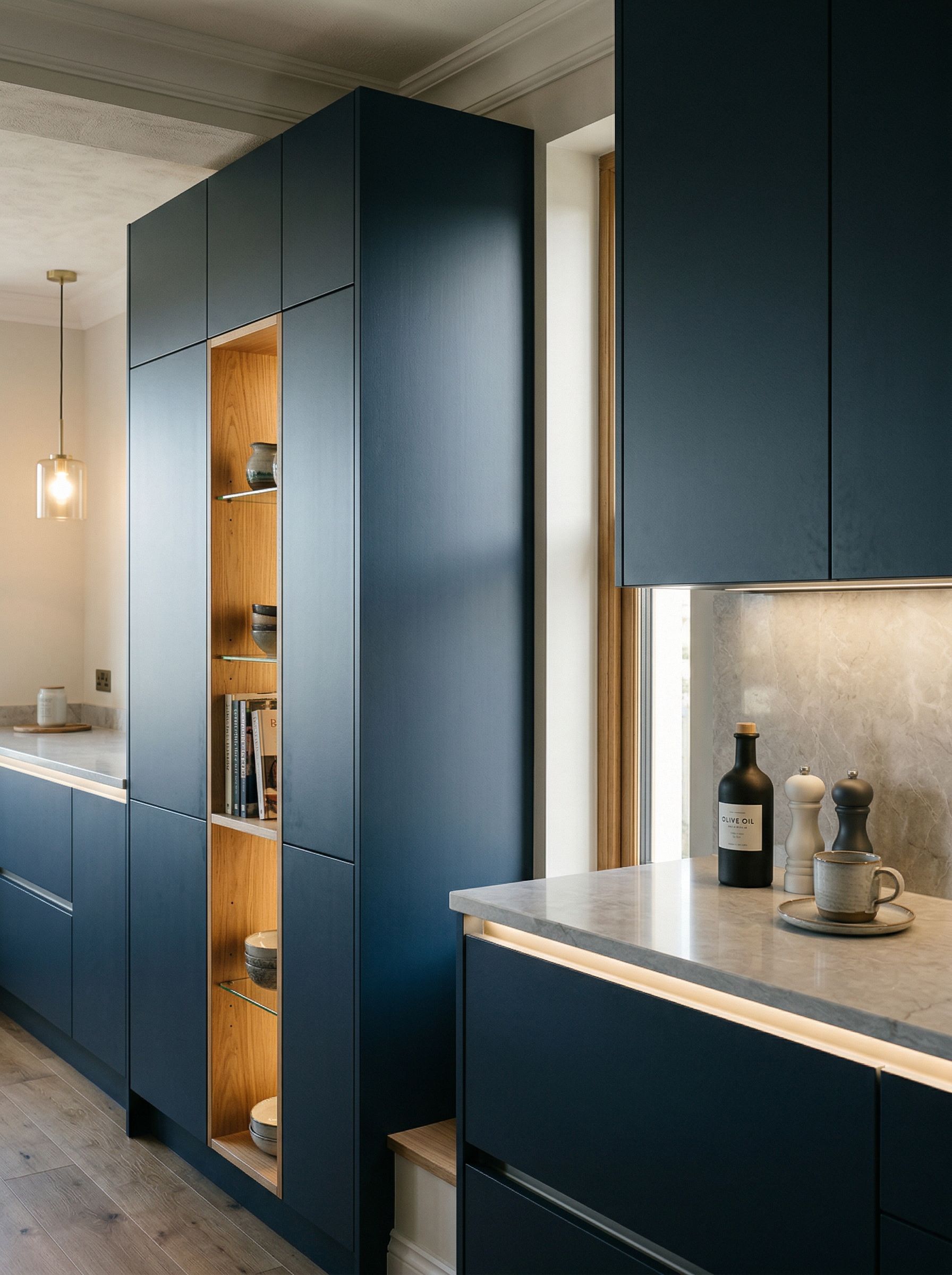 portrait2_600x800 Bespoke kitchen installation, full-height cabinetry and considered storage design