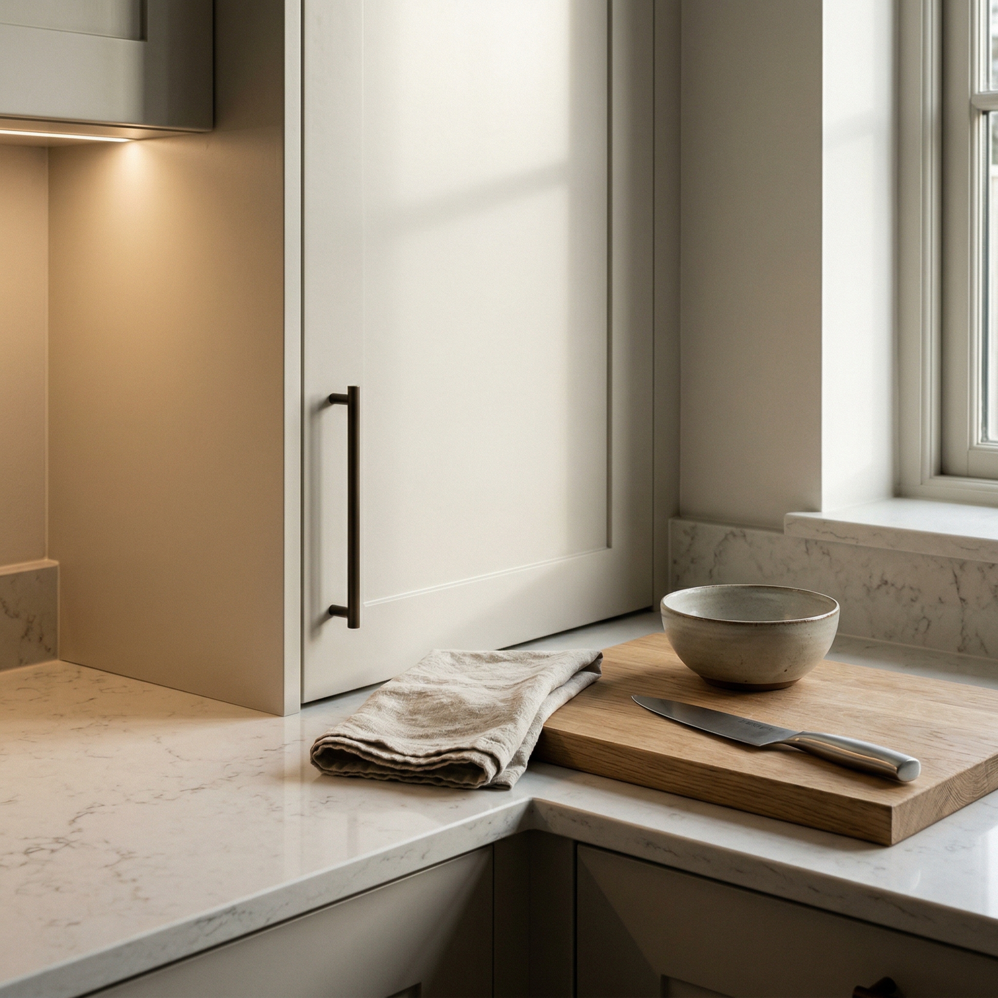 Mastercraft kitchen in Newquay, bespoke design, quality craftsmanship, installed by our own team