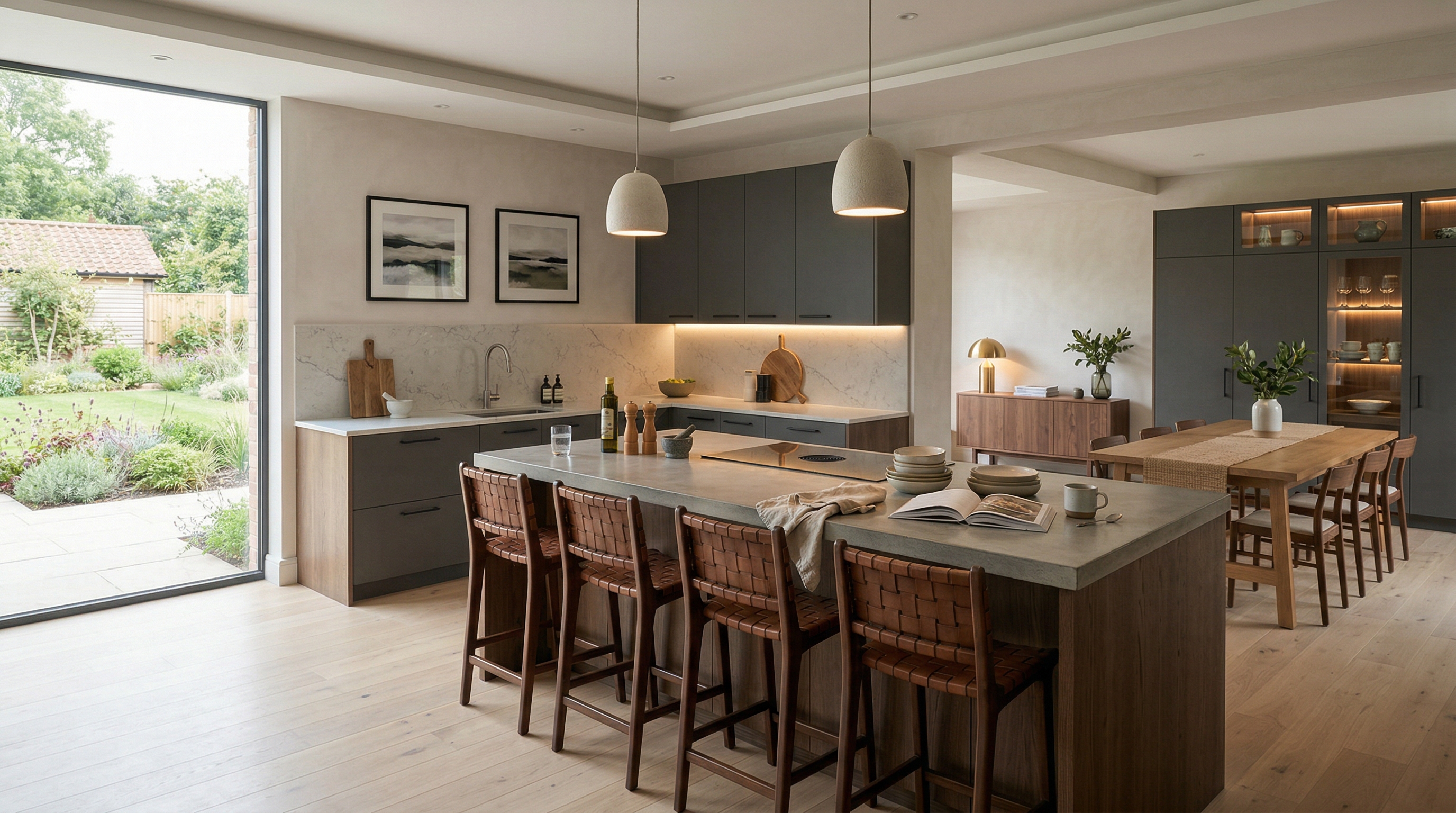 hero2_1200x675 Mastercraft bespoke kitchen in Norwich, wide architectural view showing room volume and design quality