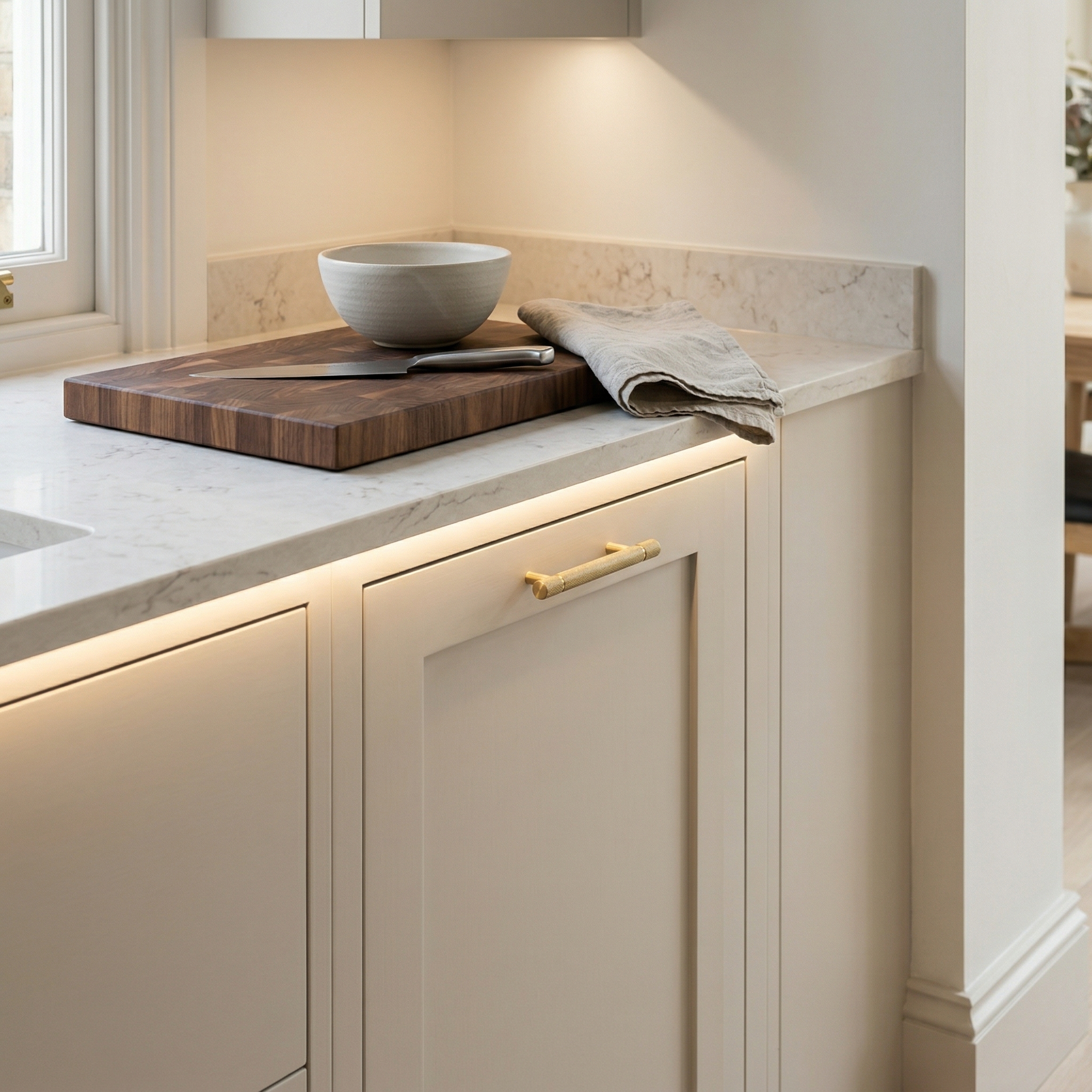Mastercraft kitchen in Oakham, bespoke design, quality craftsmanship, installed by our own team