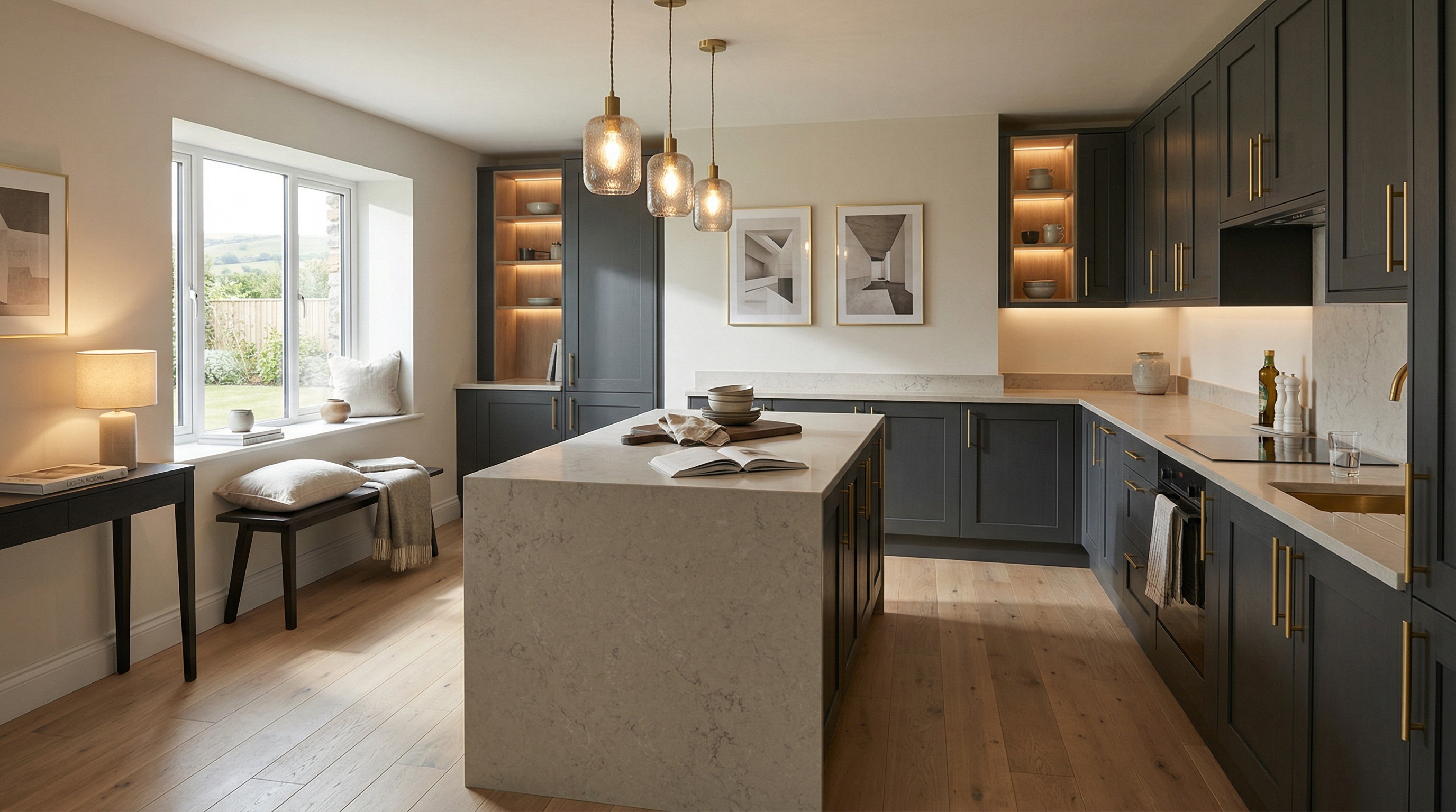 hero2_1200x675 Mastercraft bespoke kitchen in Pembroke Dock, wide architectural view showing room volume and design quality