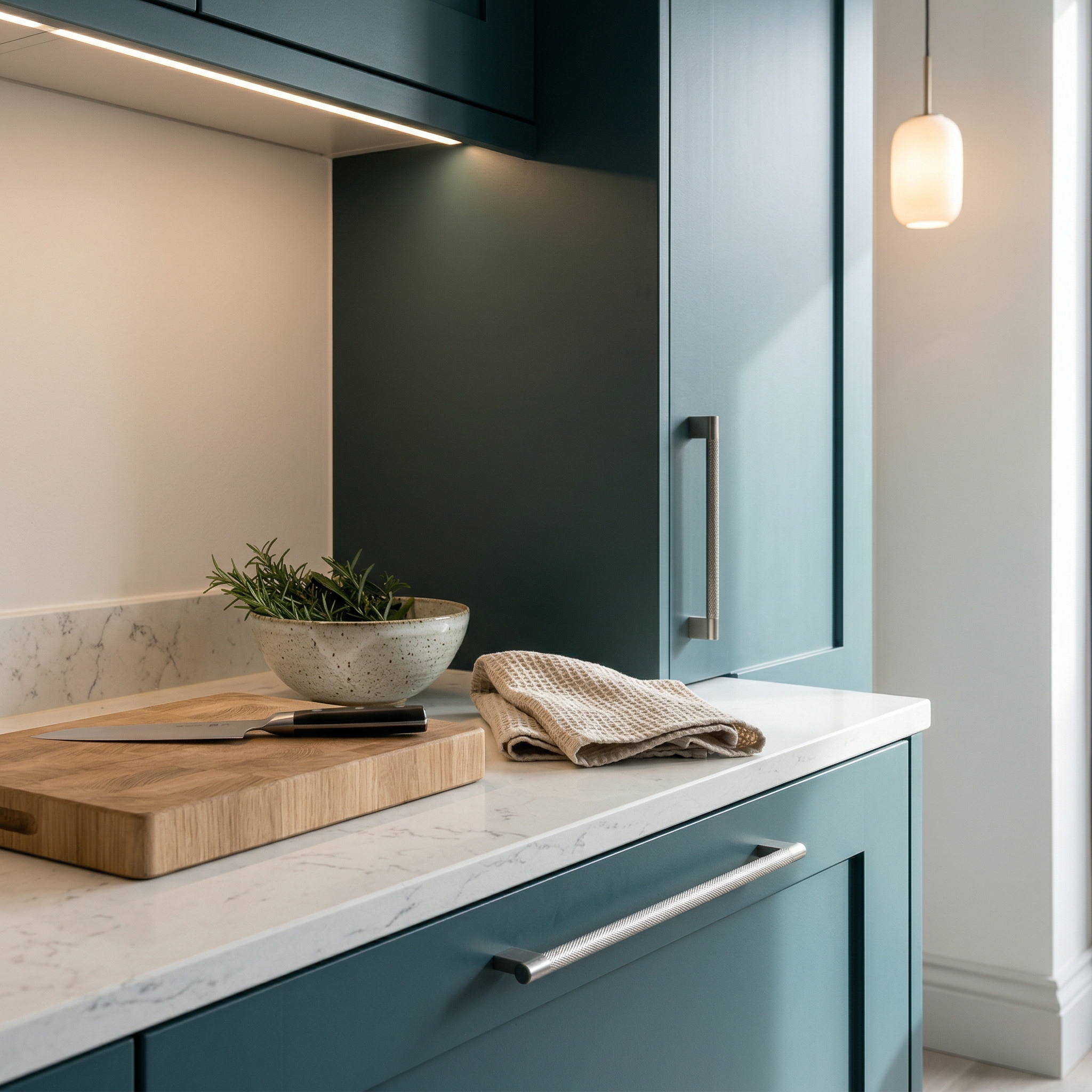 Mastercraft kitchen in Penzance, bespoke design, quality craftsmanship, installed by our own team