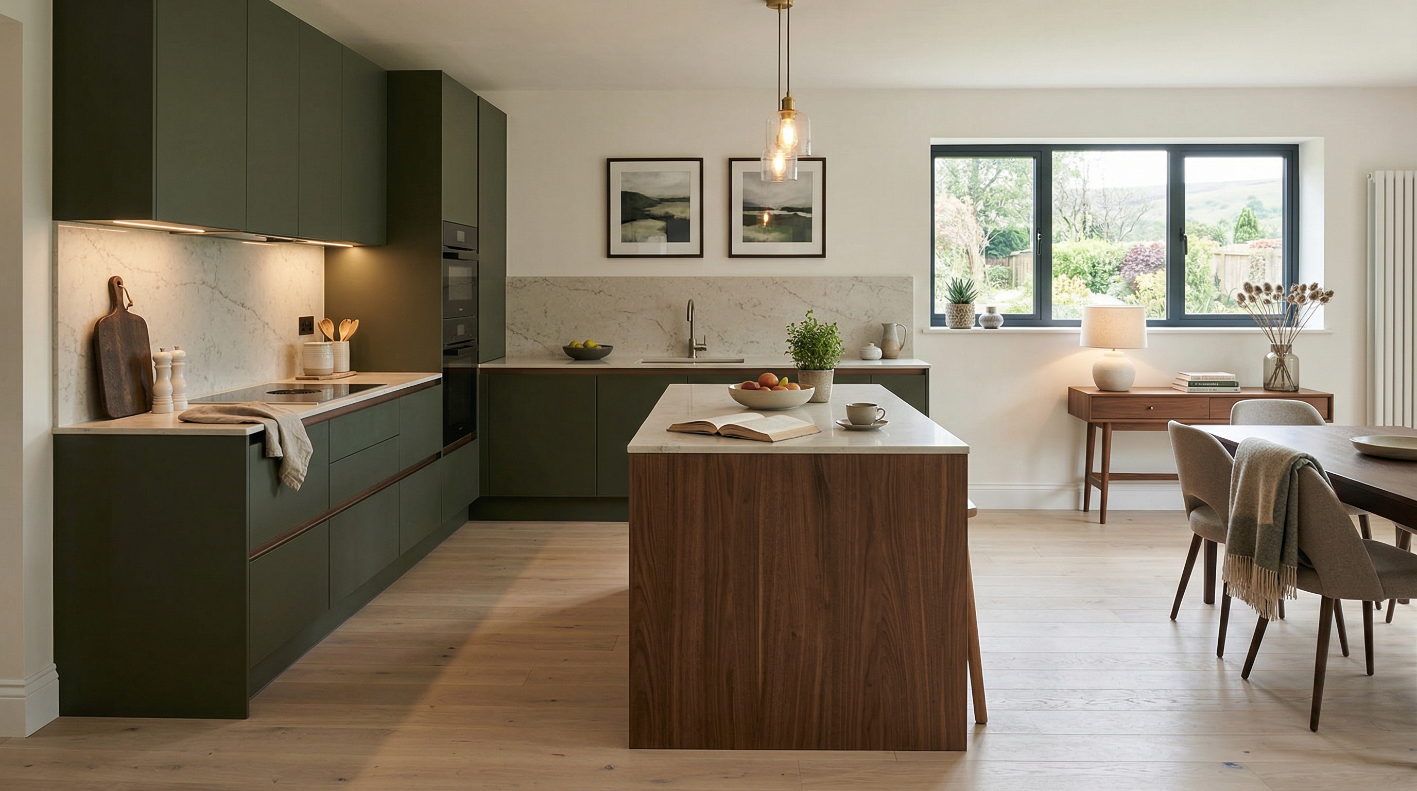 hero2_1200x675 Mastercraft bespoke kitchen in Pontardawe, wide architectural view showing room volume and design quality