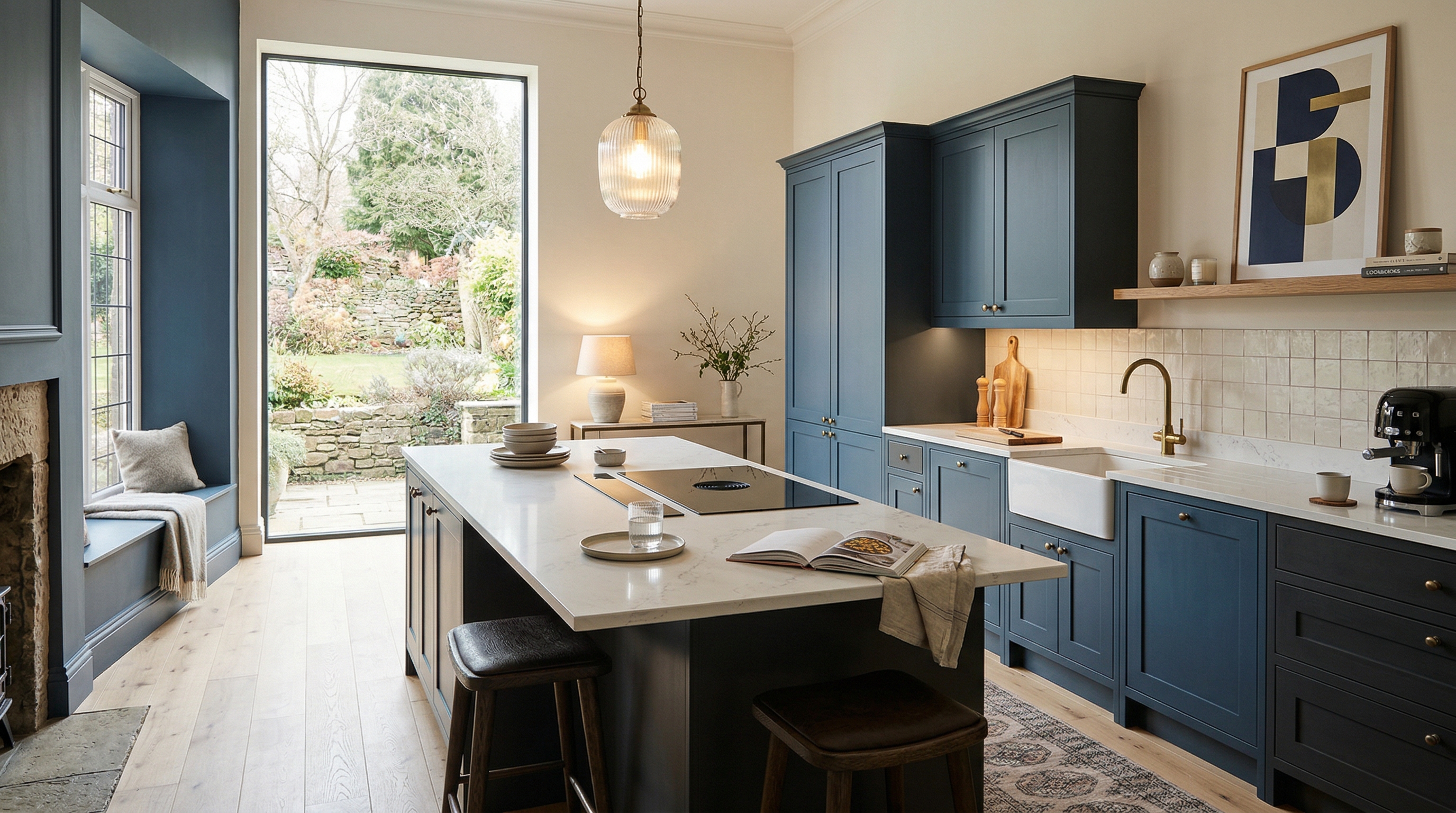 hero2_1200x675 Mastercraft bespoke kitchen in Pontarddulais, wide architectural view showing room volume and design quality