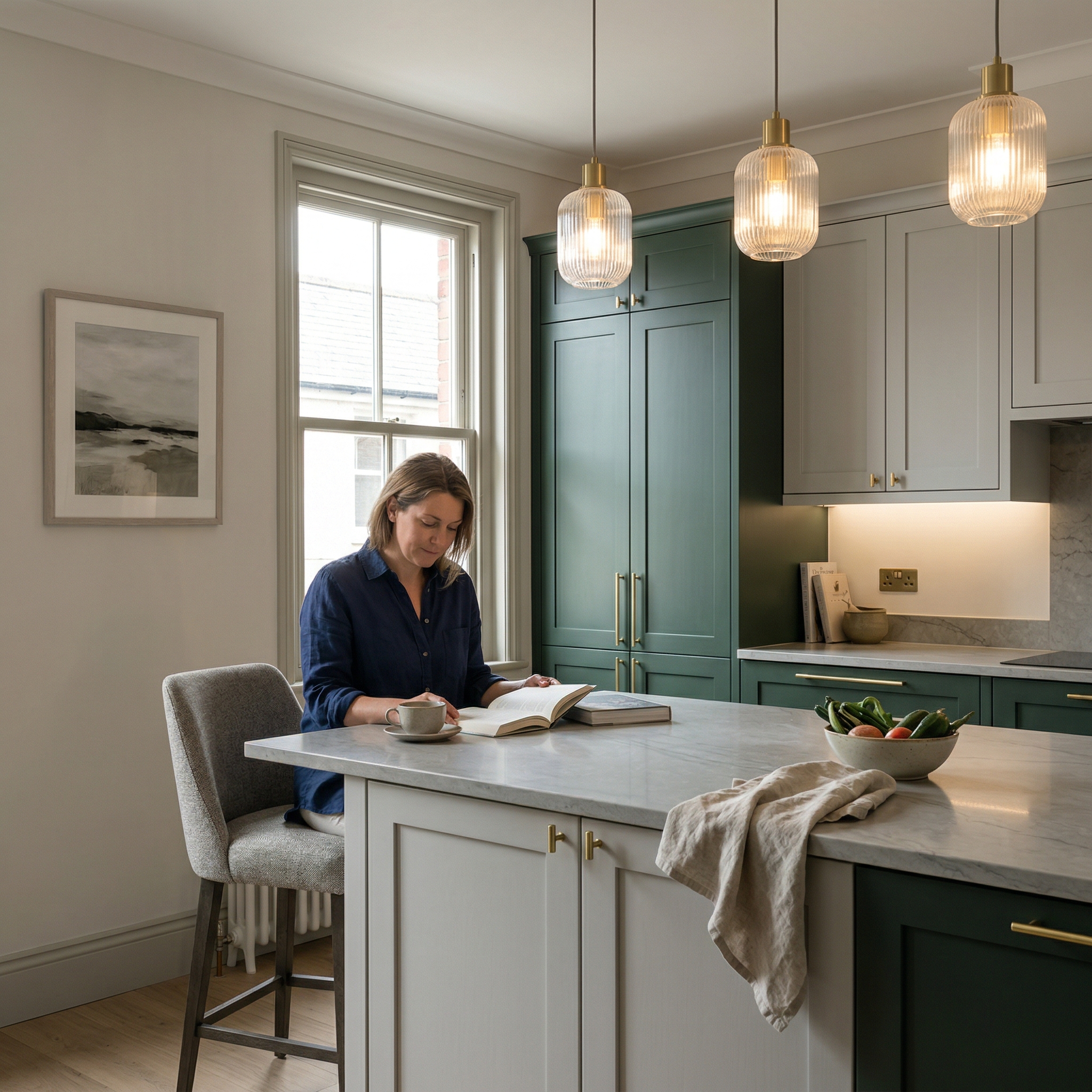 square2_800x800 Bespoke kitchen designed for a Porth home, quality materials and considered layout