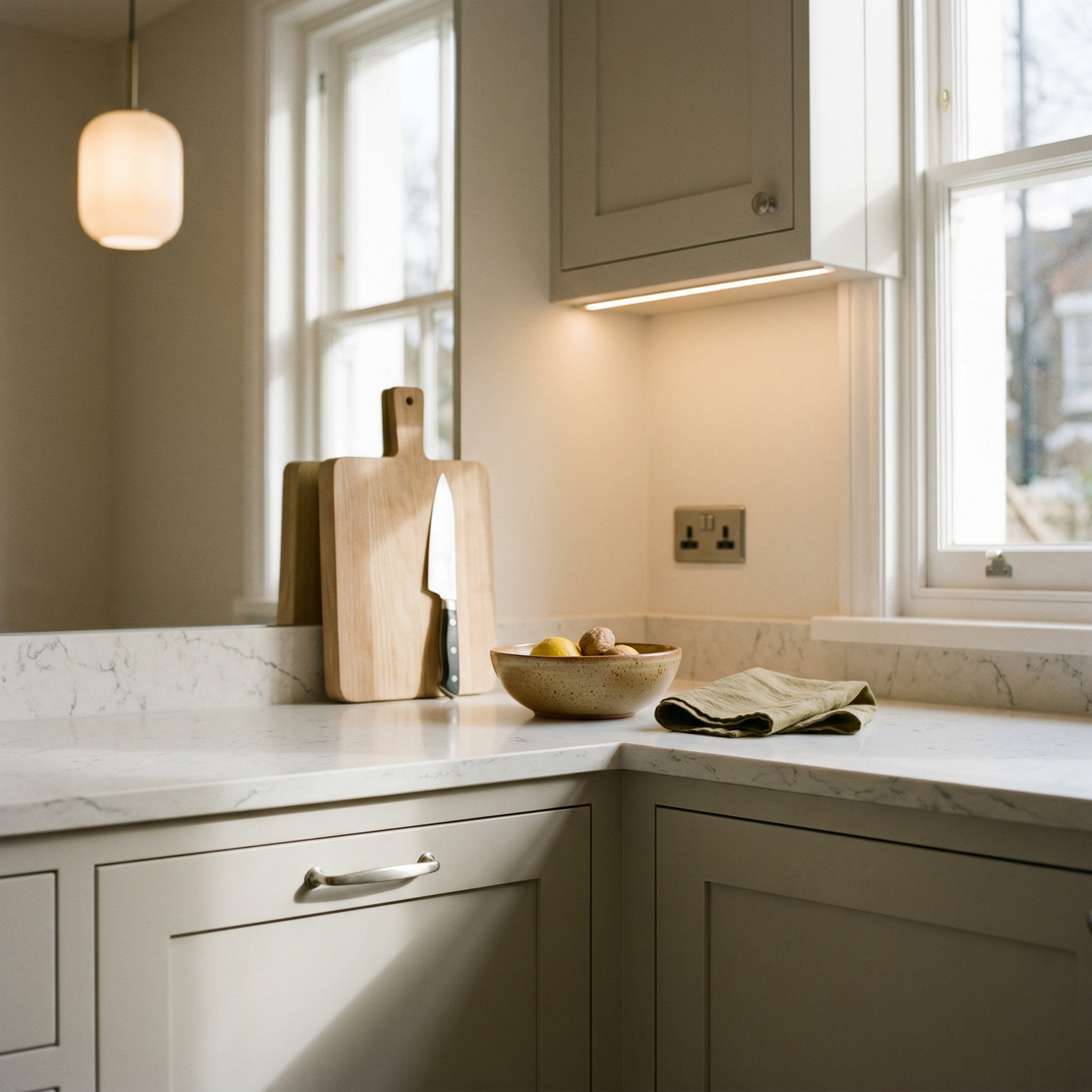 Mastercraft kitchen in Porthcawl, bespoke design, quality craftsmanship, installed by our own team