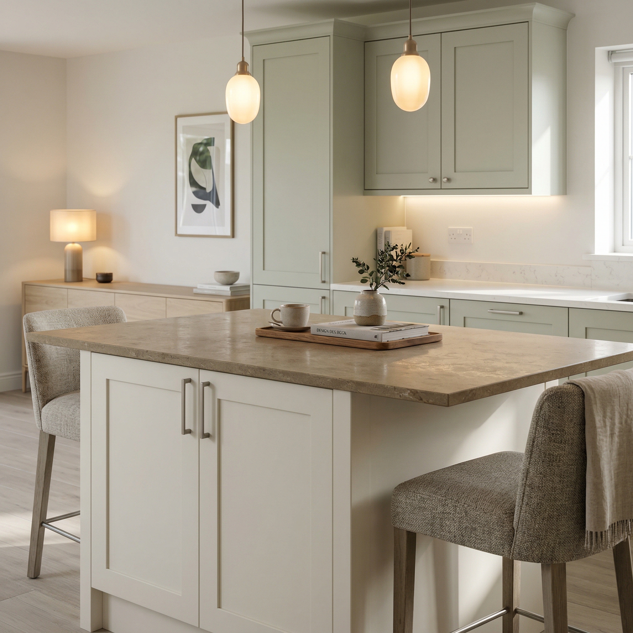 square1_800x800 Bespoke kitchen island detail, contemporary in-frame cabinetry with quality joinery