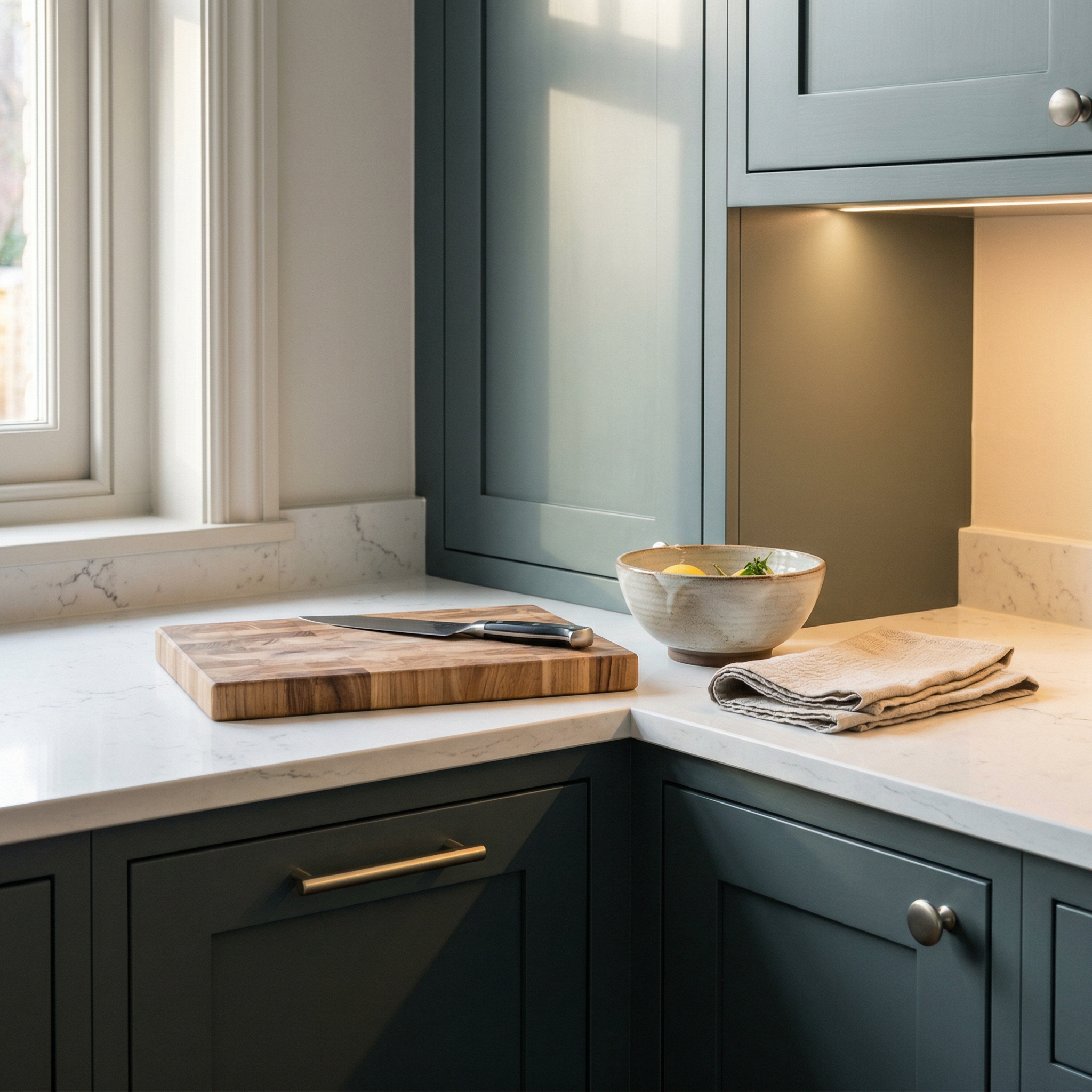 Mastercraft kitchen in Roath, bespoke design, quality craftsmanship, installed by our own team