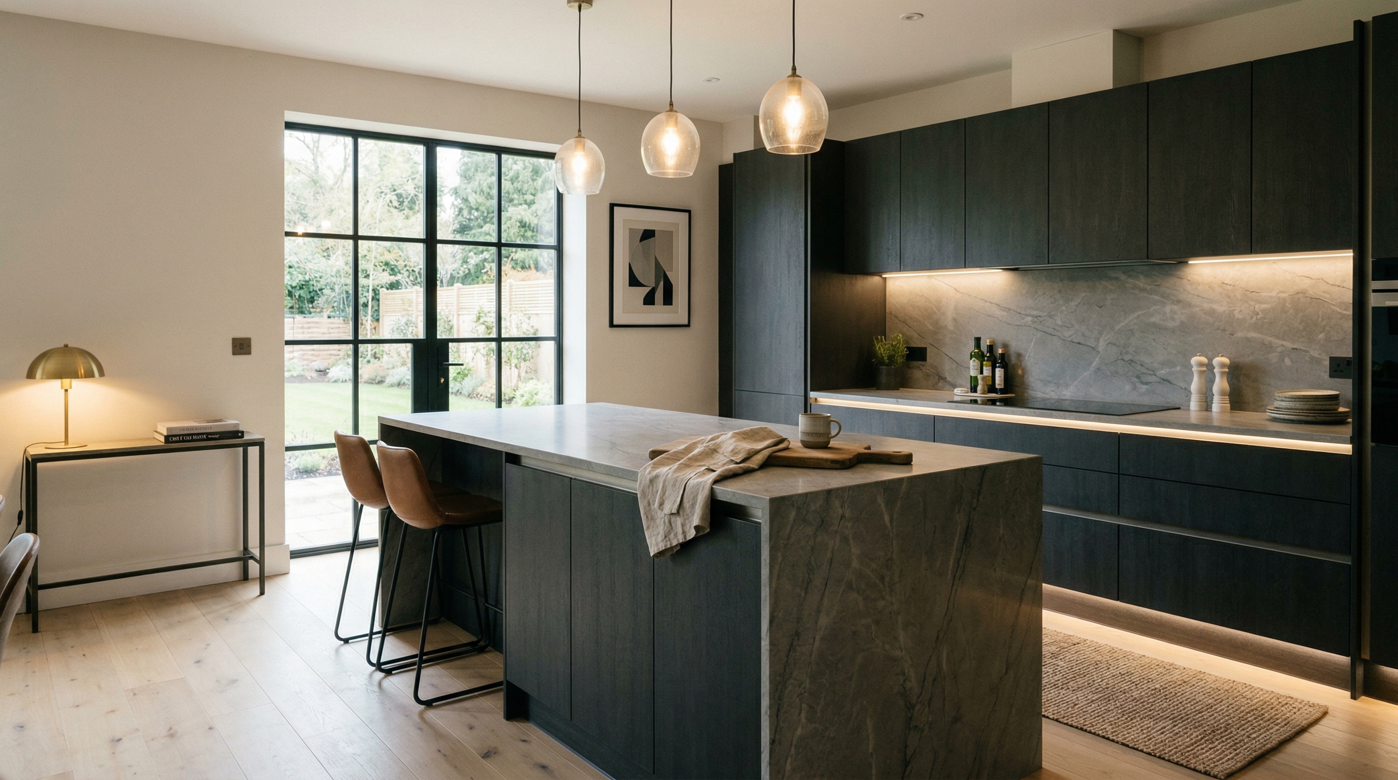 hero2_1200x675 Mastercraft bespoke kitchen in Ross-on-Wye, wide architectural view showing room volume and design quality