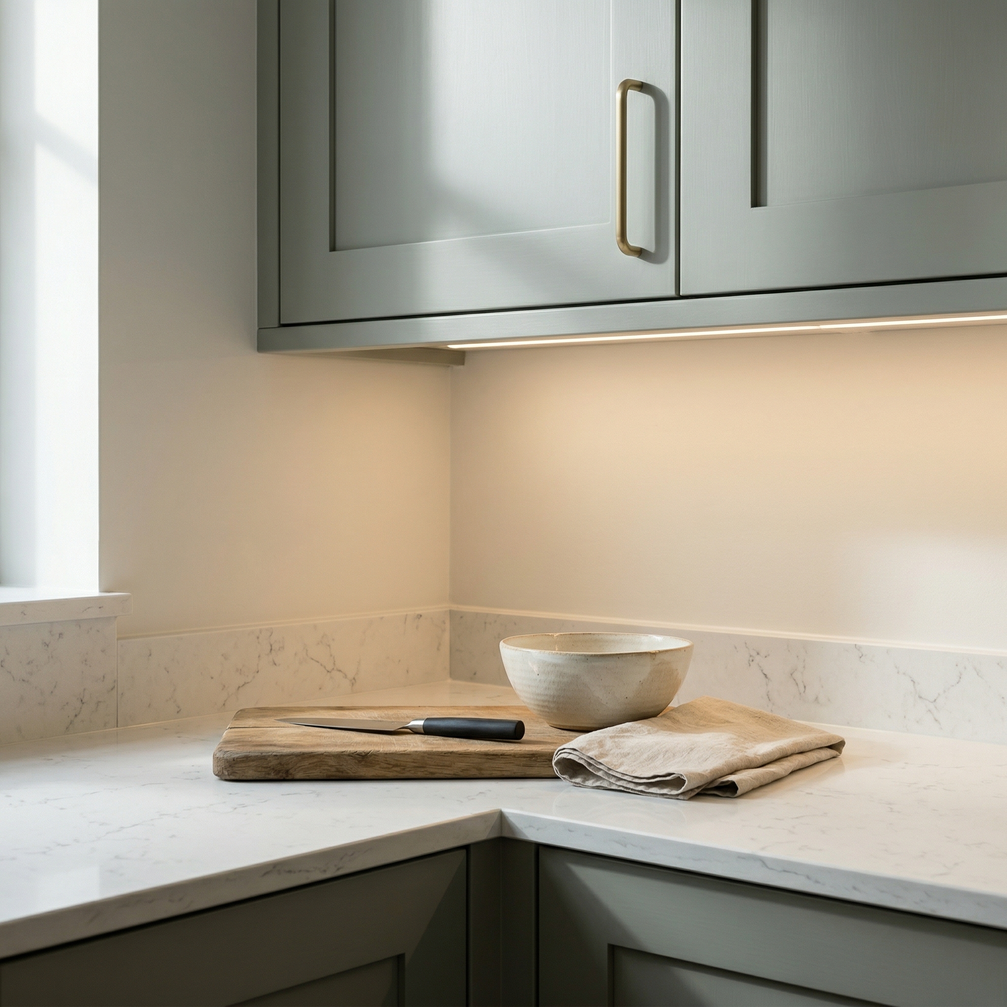 Mastercraft kitchen in Saundersfoot, bespoke design, quality craftsmanship, installed by our own team