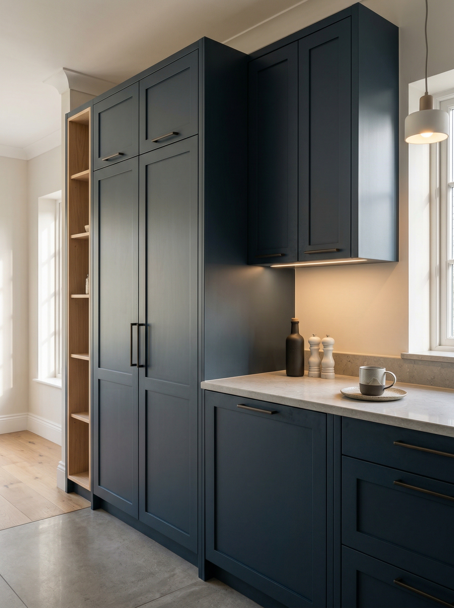 portrait2_600x800 Bespoke kitchen installation, full-height cabinetry and considered storage design