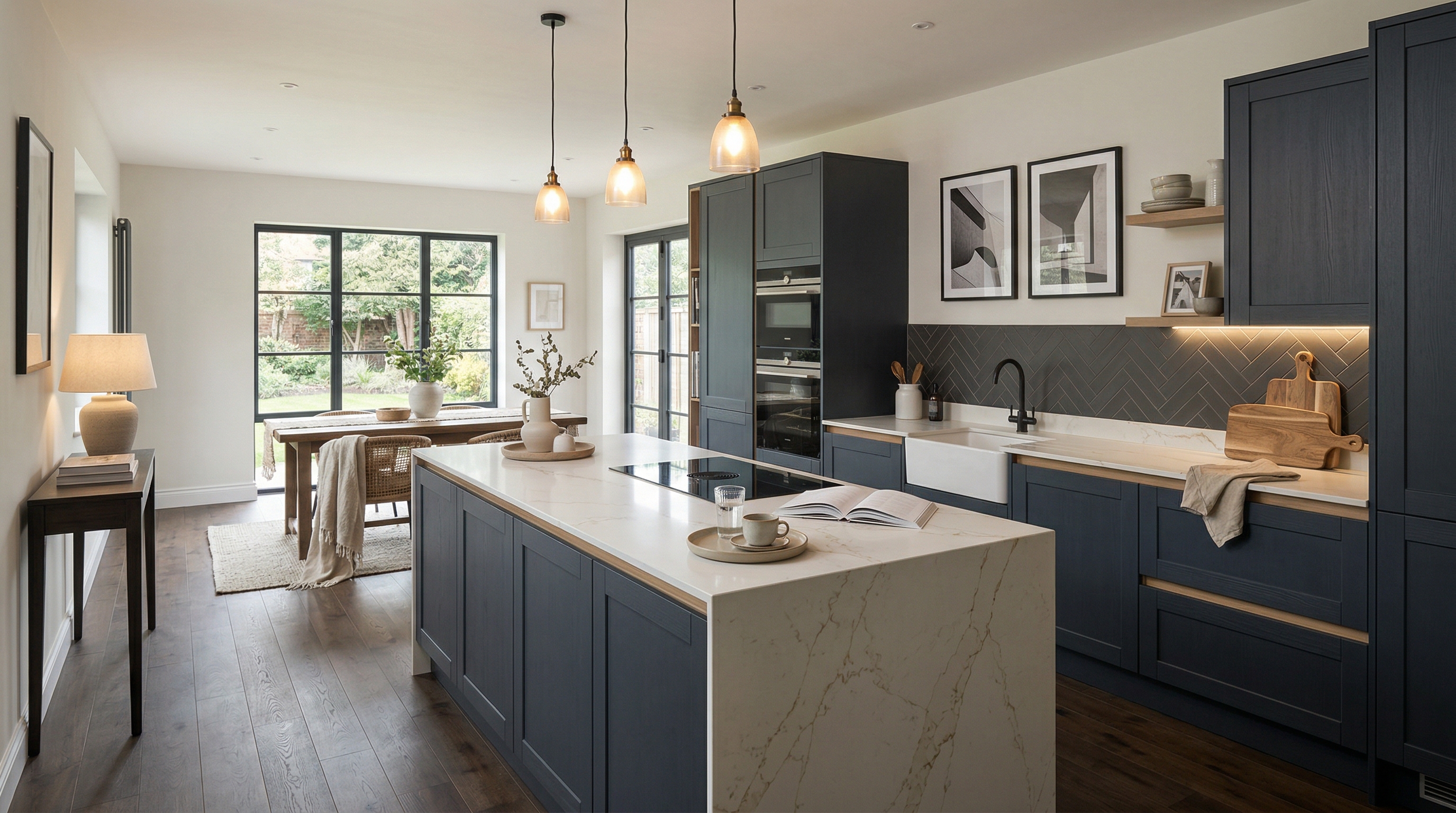 hero2_1200x675 Mastercraft bespoke kitchen in South Shields, wide architectural view showing room volume and design quality