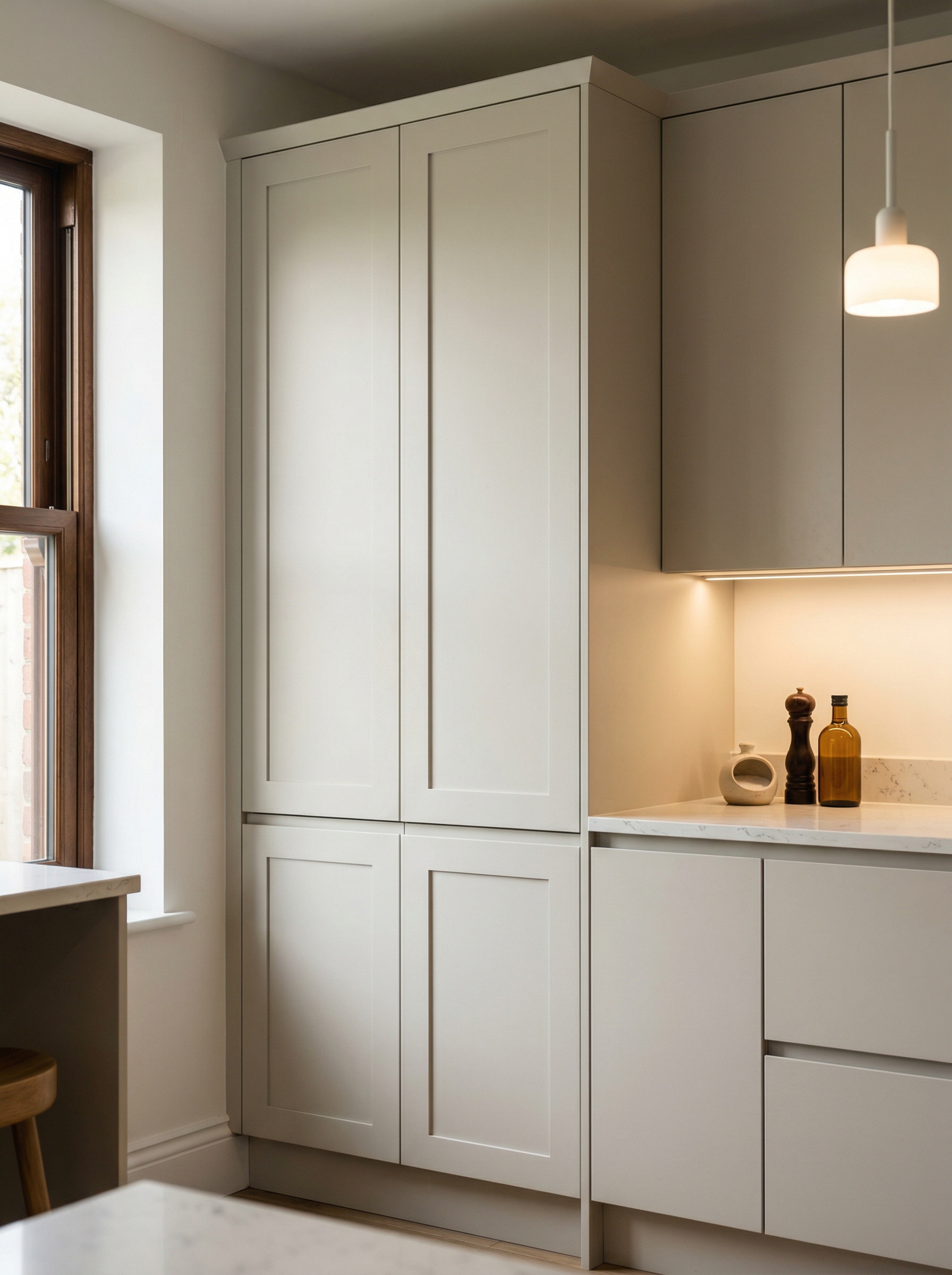 portrait2_600x800 Bespoke kitchen installation, full-height cabinetry and considered storage design