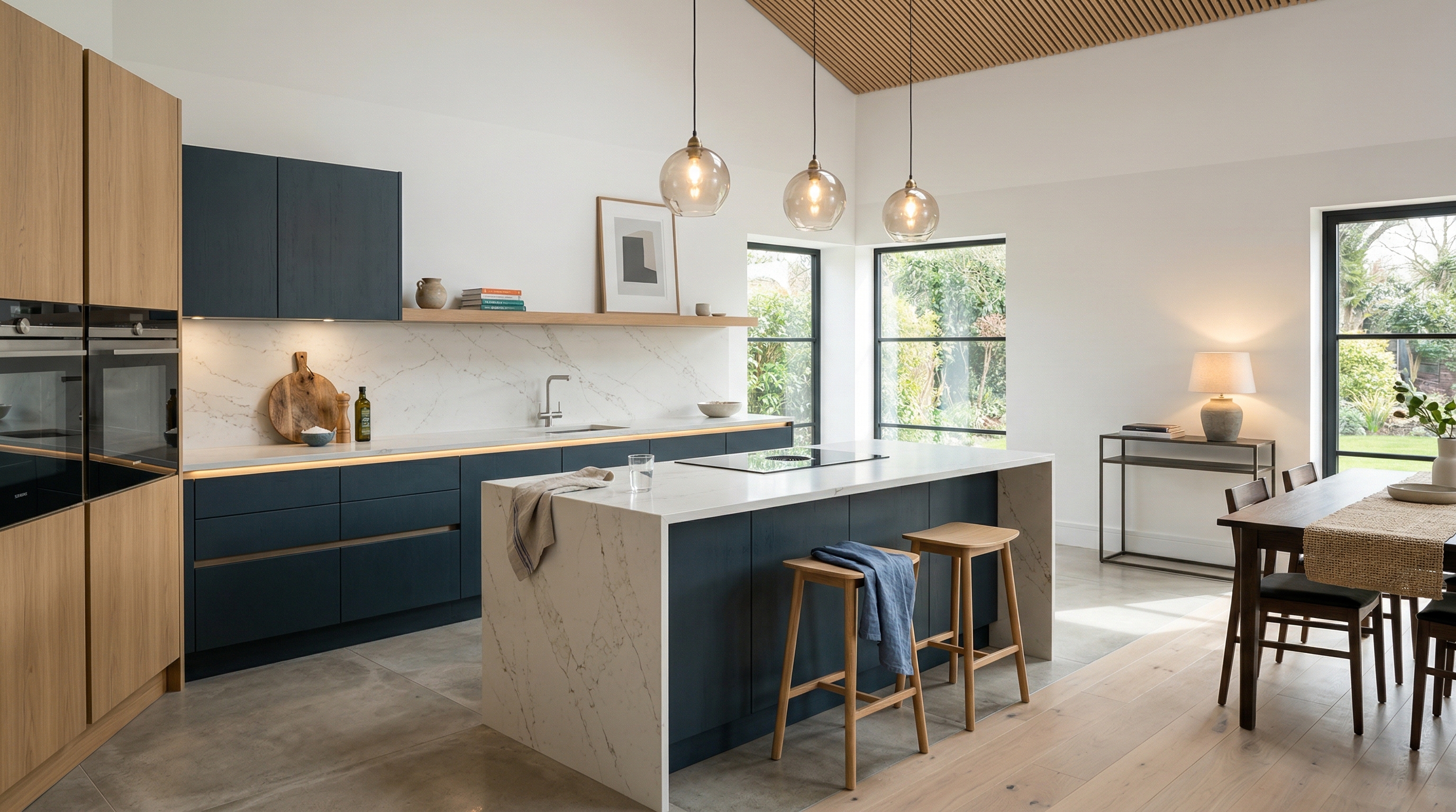 hero2_1200x675 Mastercraft bespoke kitchen in St Austell, wide architectural view showing room volume and design quality