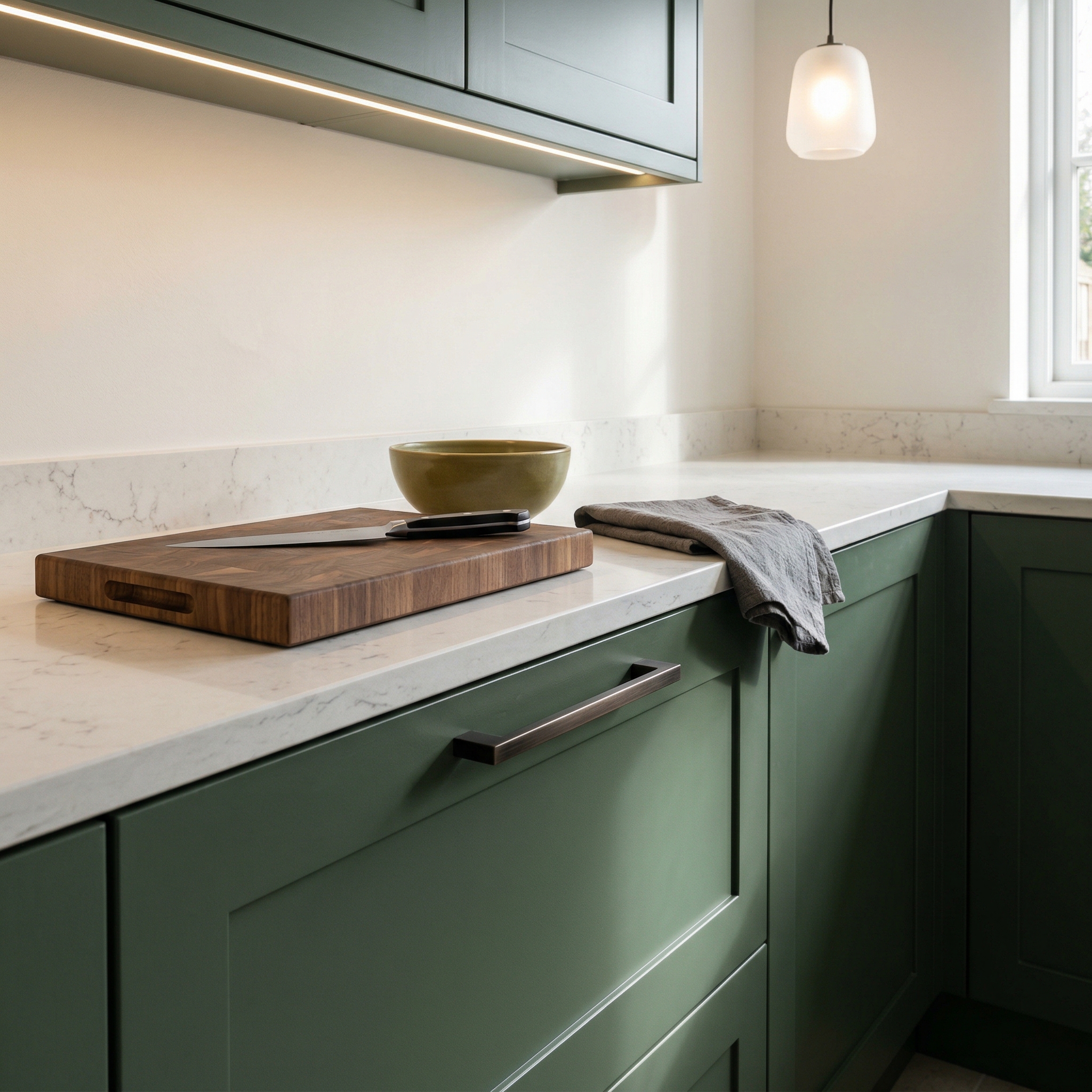 Mastercraft kitchen in St Davids, bespoke design, quality craftsmanship, installed by our own team