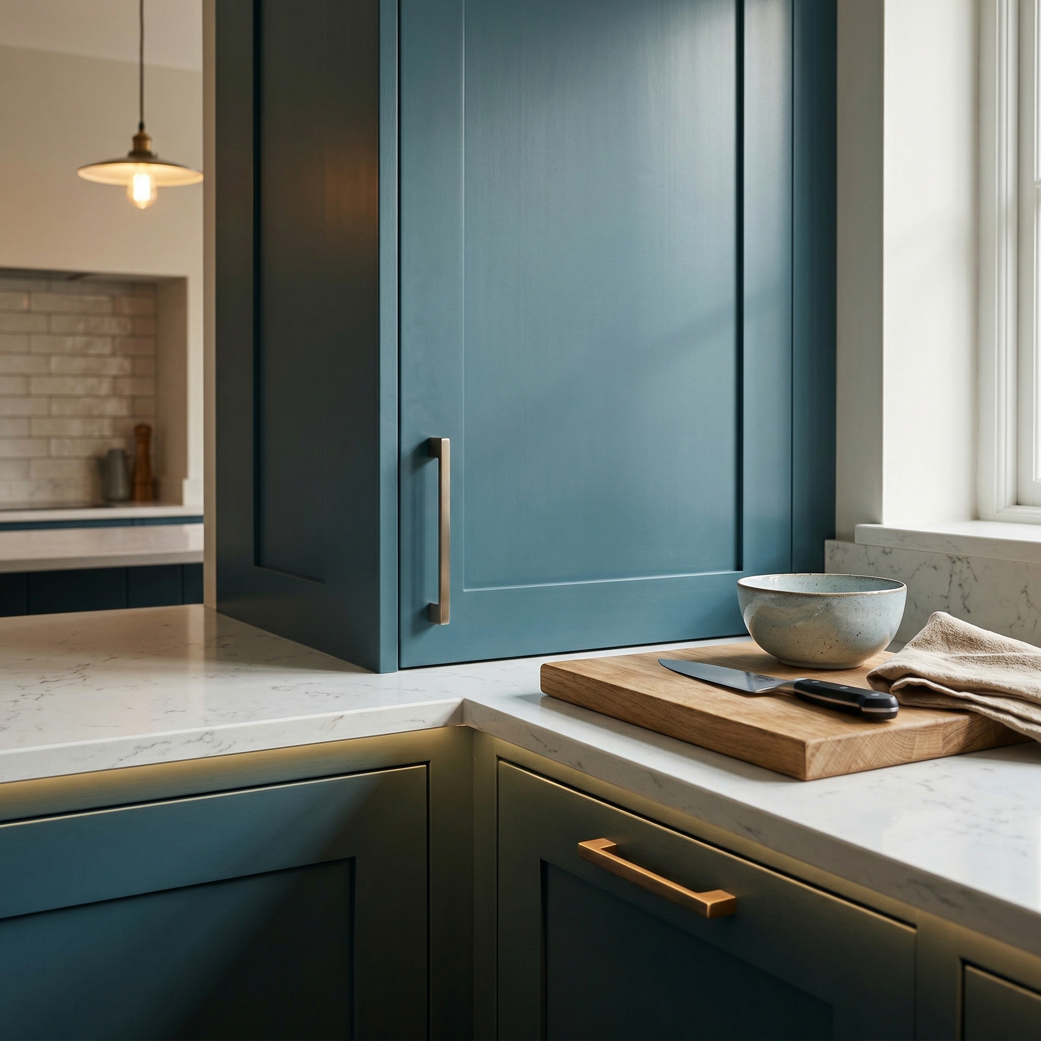 Mastercraft kitchen in St Ives, bespoke design, quality craftsmanship, installed by our own team