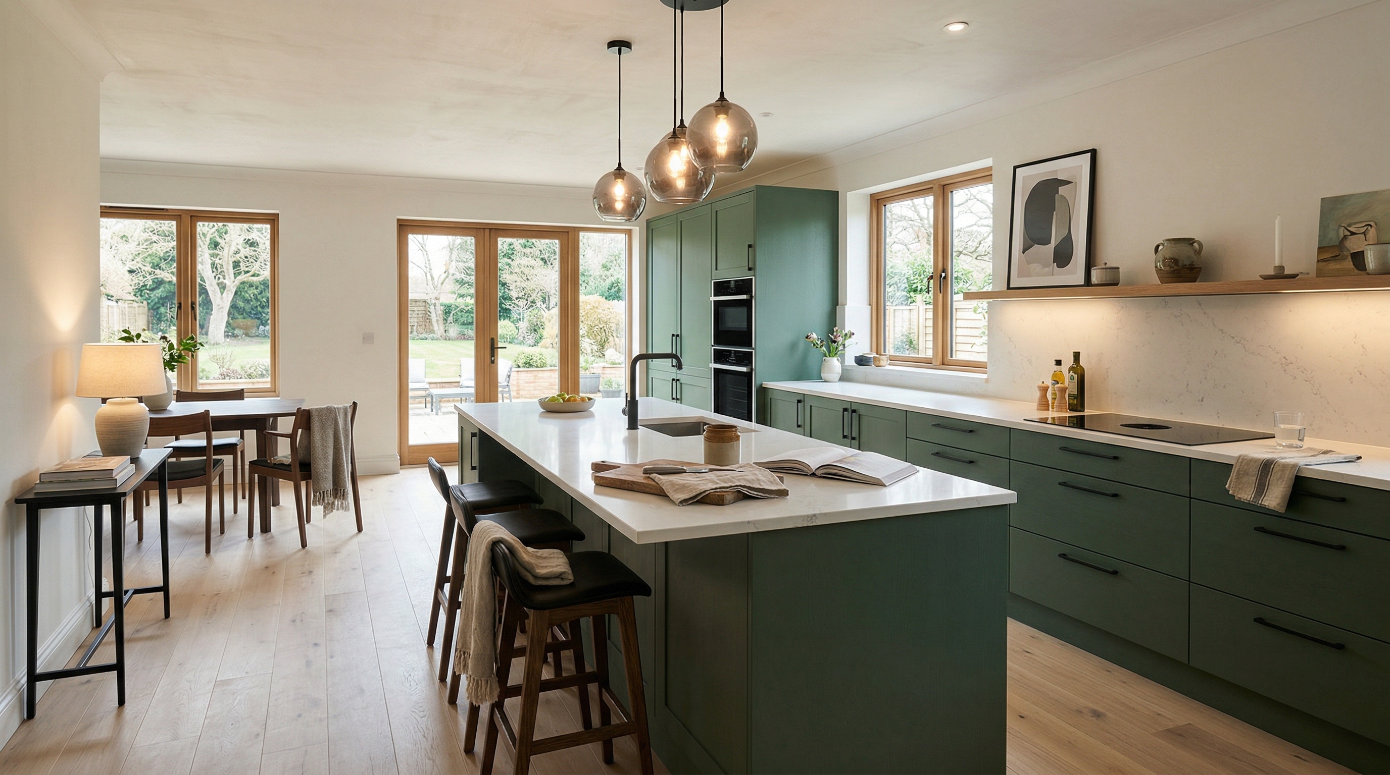 hero2_1200x675 Mastercraft bespoke kitchen in St Neots, wide architectural view showing room volume and design quality