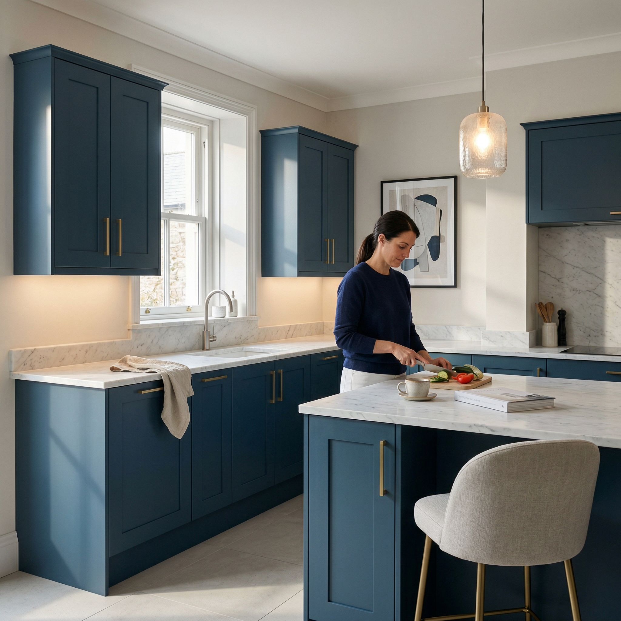 square2_800x800 Bespoke kitchen designed for a Tenby home, quality materials and considered layout