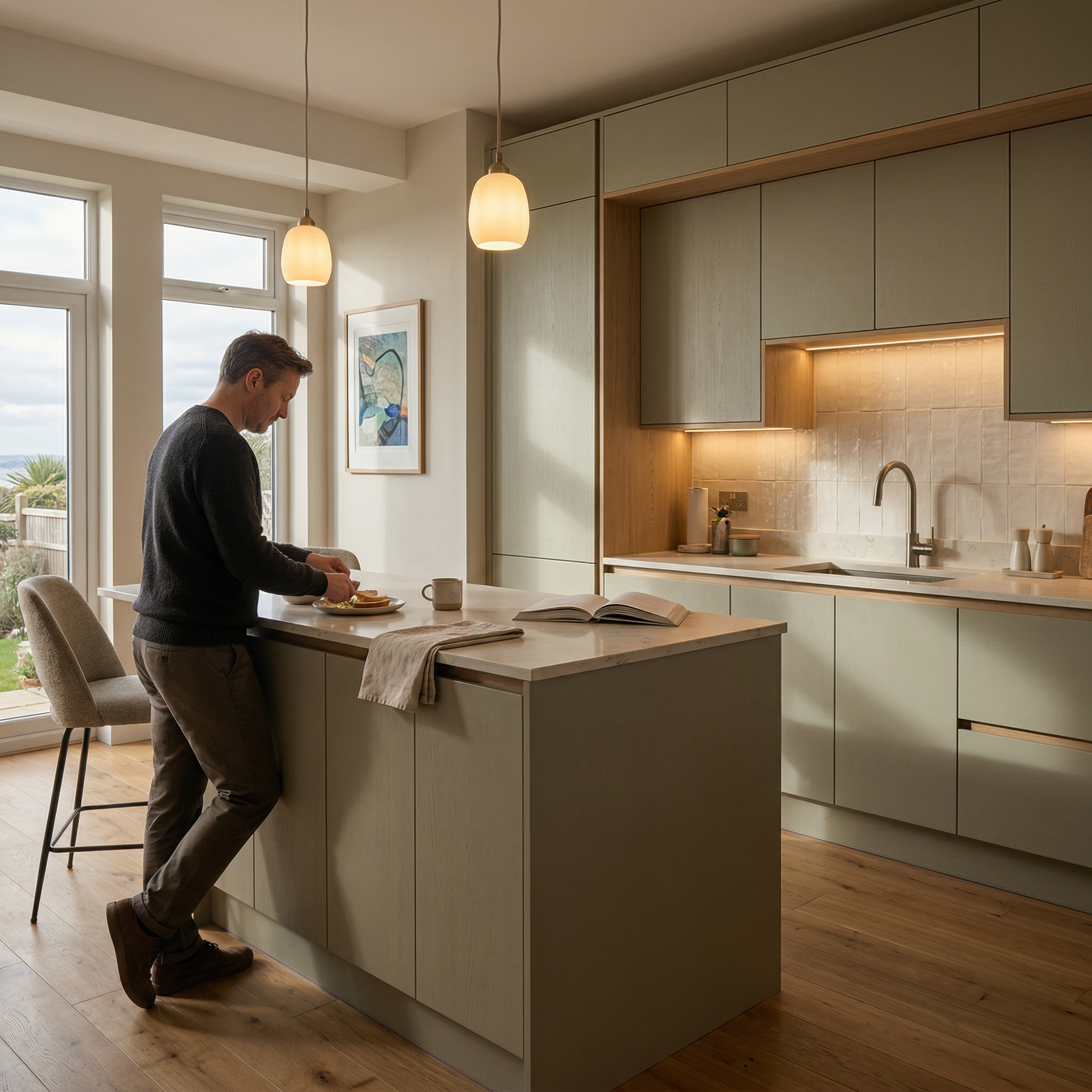 square2_800x800 Bespoke kitchen designed for a Torquay home, quality materials and considered layout