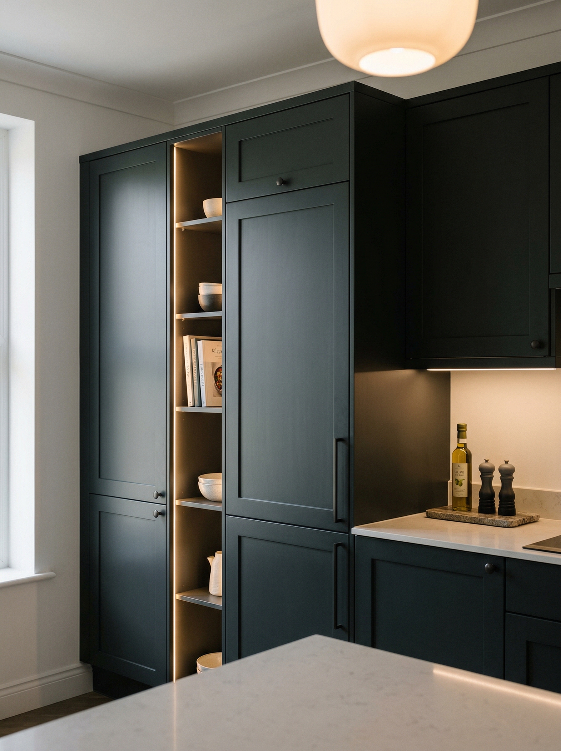 portrait2_600x800 Bespoke kitchen installation, full-height cabinetry and considered storage design