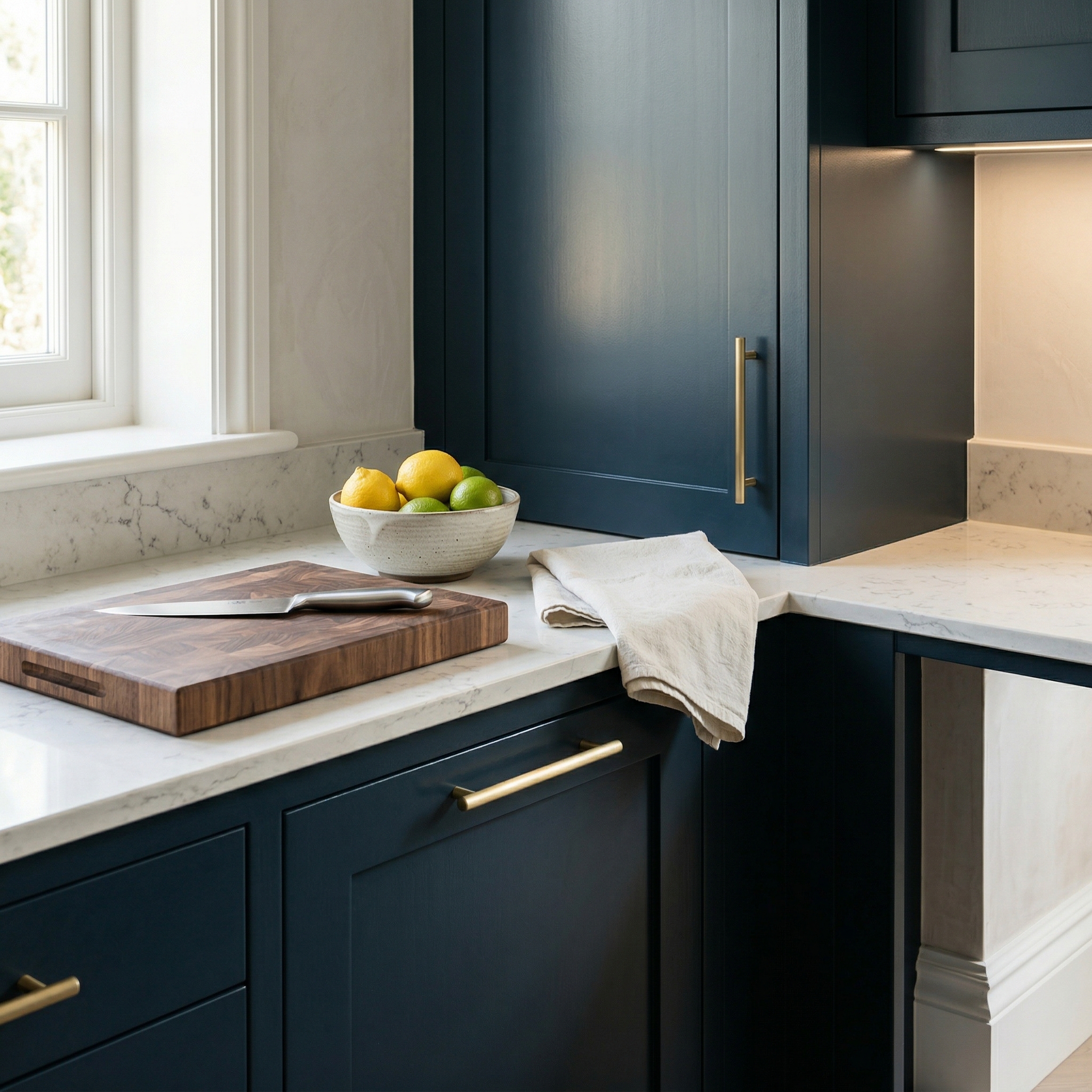 Mastercraft kitchen in Tynemouth, bespoke design, quality craftsmanship, installed by our own team