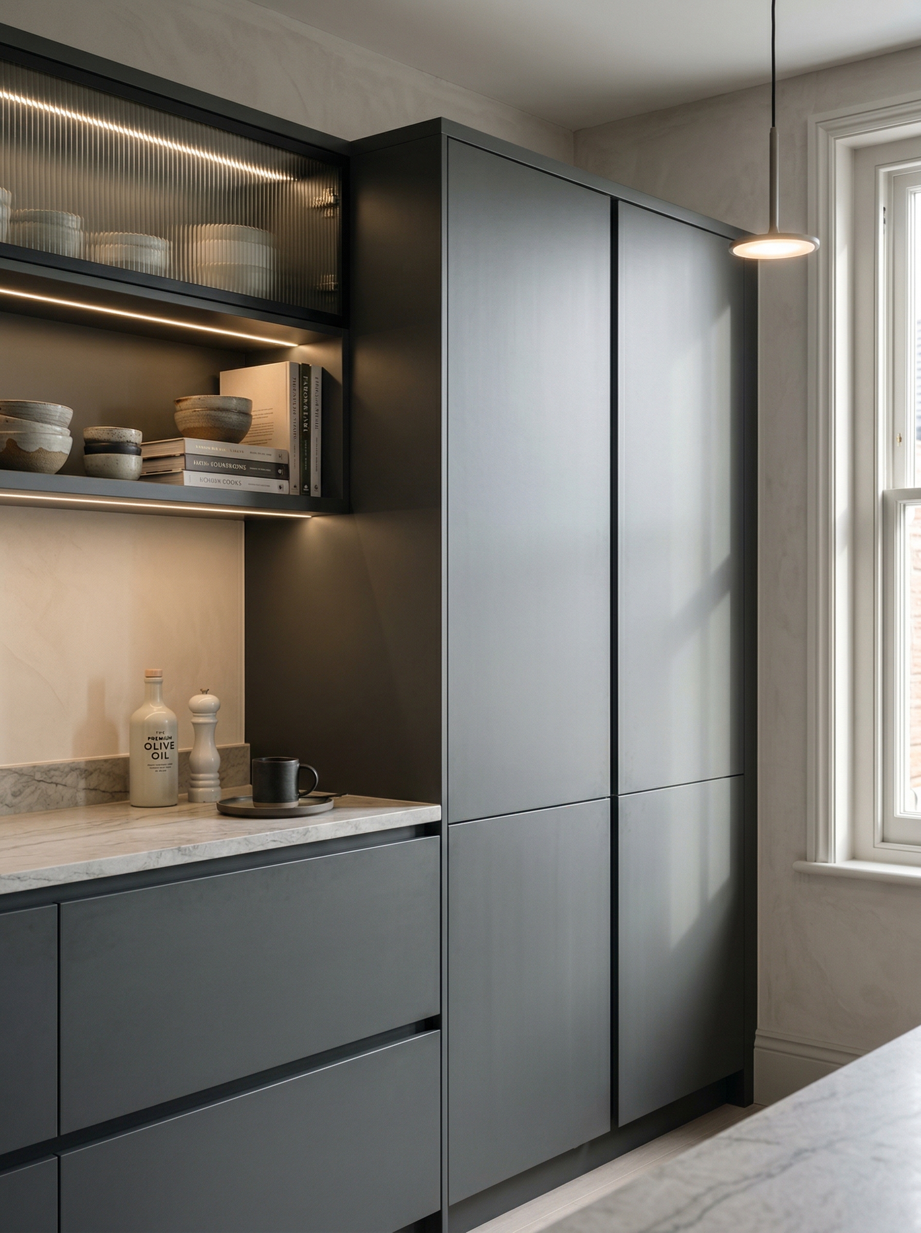 portrait2_600x800 Bespoke kitchen installation, full-height cabinetry and considered storage design