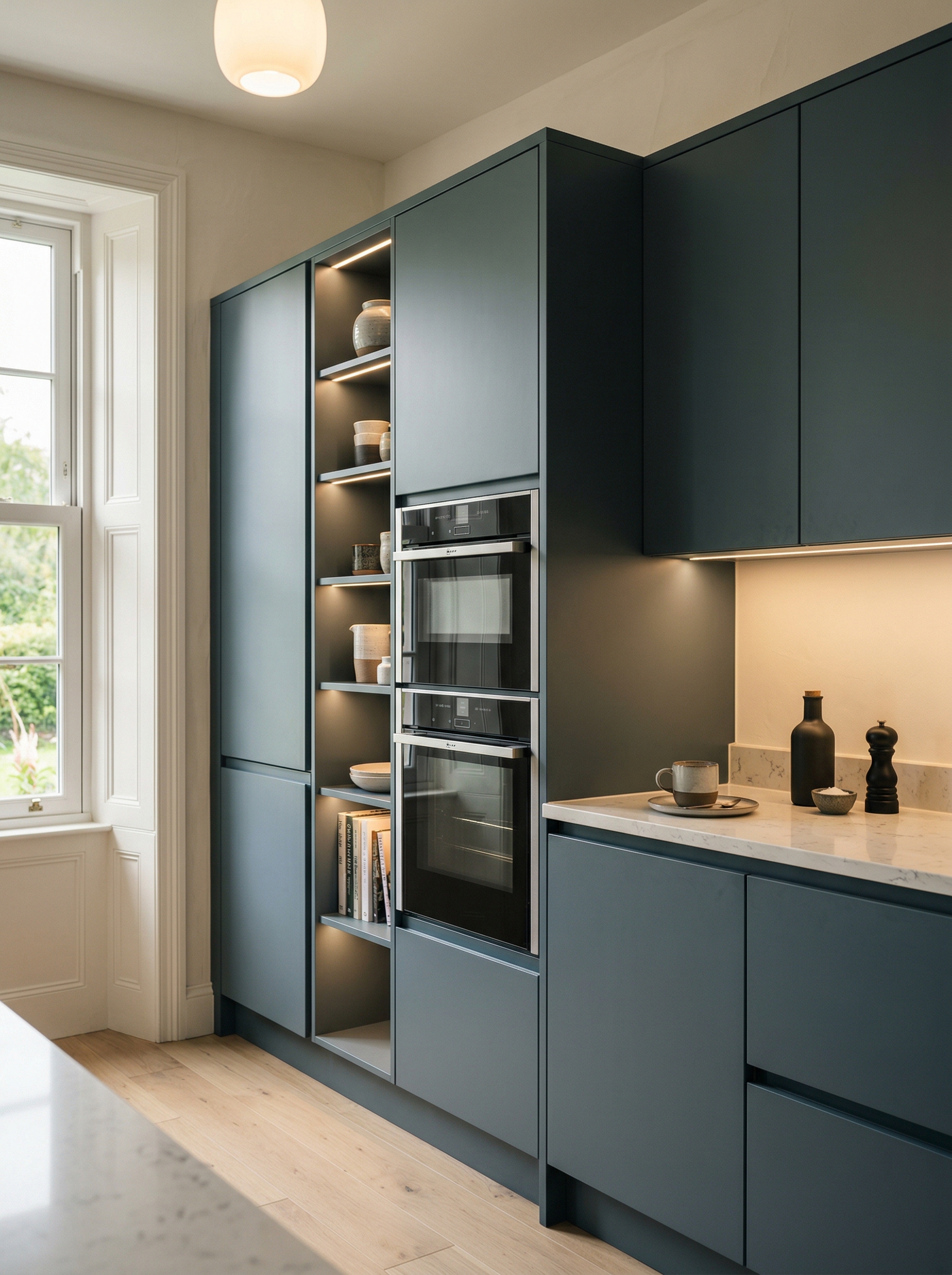 portrait2_600x800 Bespoke kitchen installation, full-height cabinetry and considered storage design