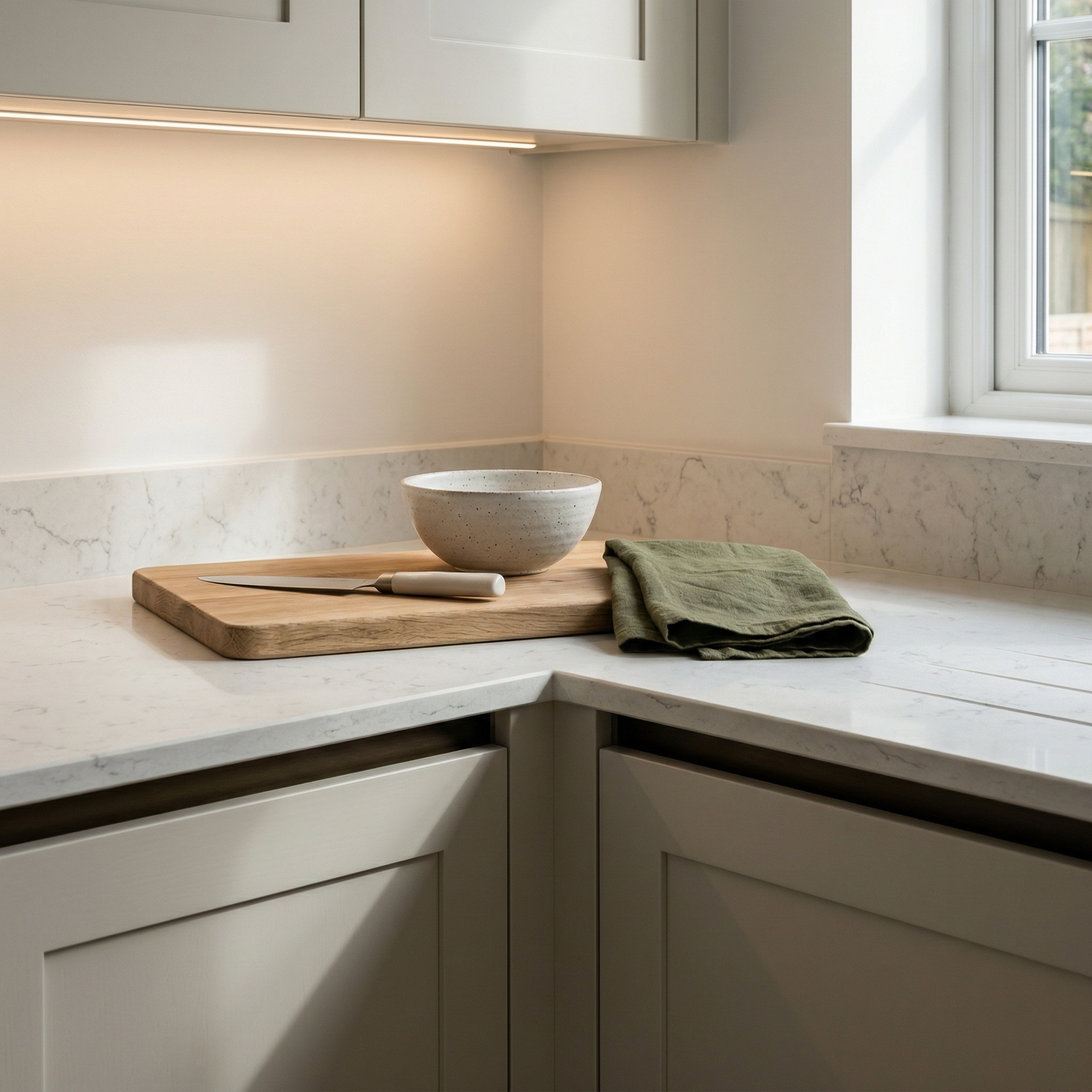 Mastercraft kitchen in Ystrad Mynach, bespoke design, quality craftsmanship, installed by our own team